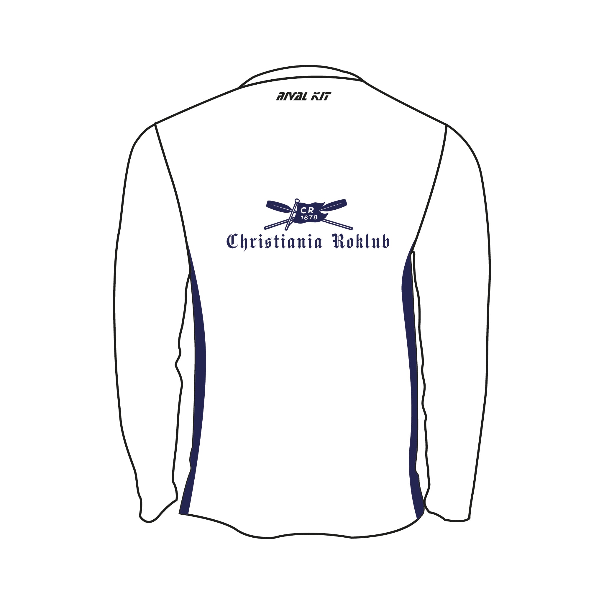 Christiania Roklub Bespoke Long Sleeve Gym T-Shirt 1