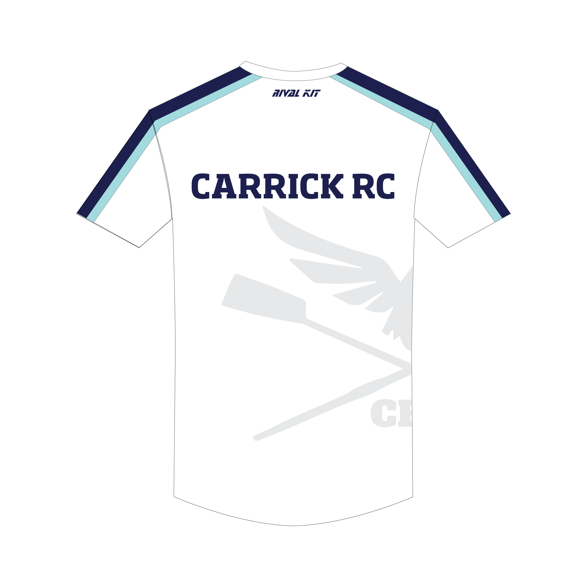 Carrick Rowing Club Short sleeve Gym T-shirt