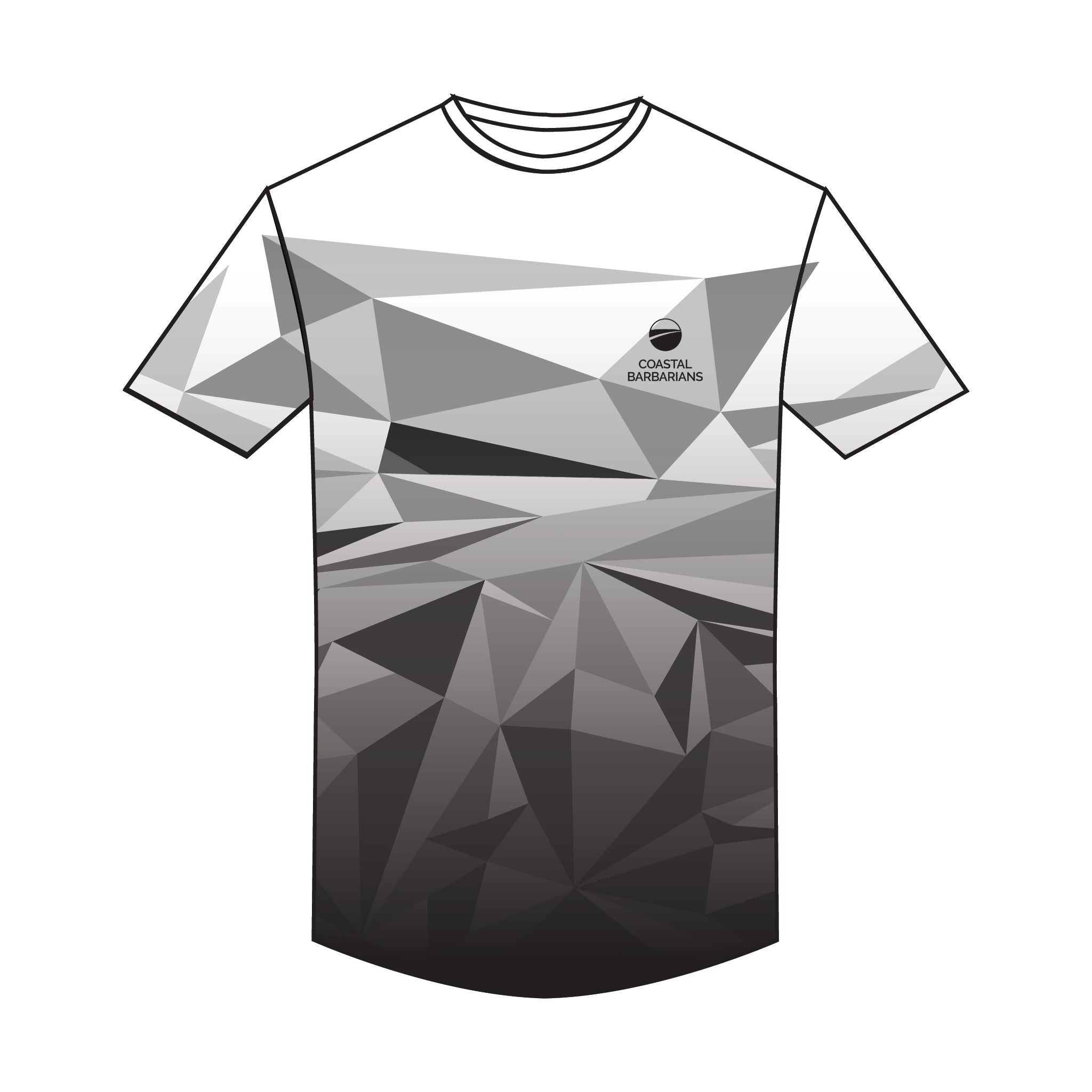 Coastal Barbarians Prism Bespoke Gym T-Shirt