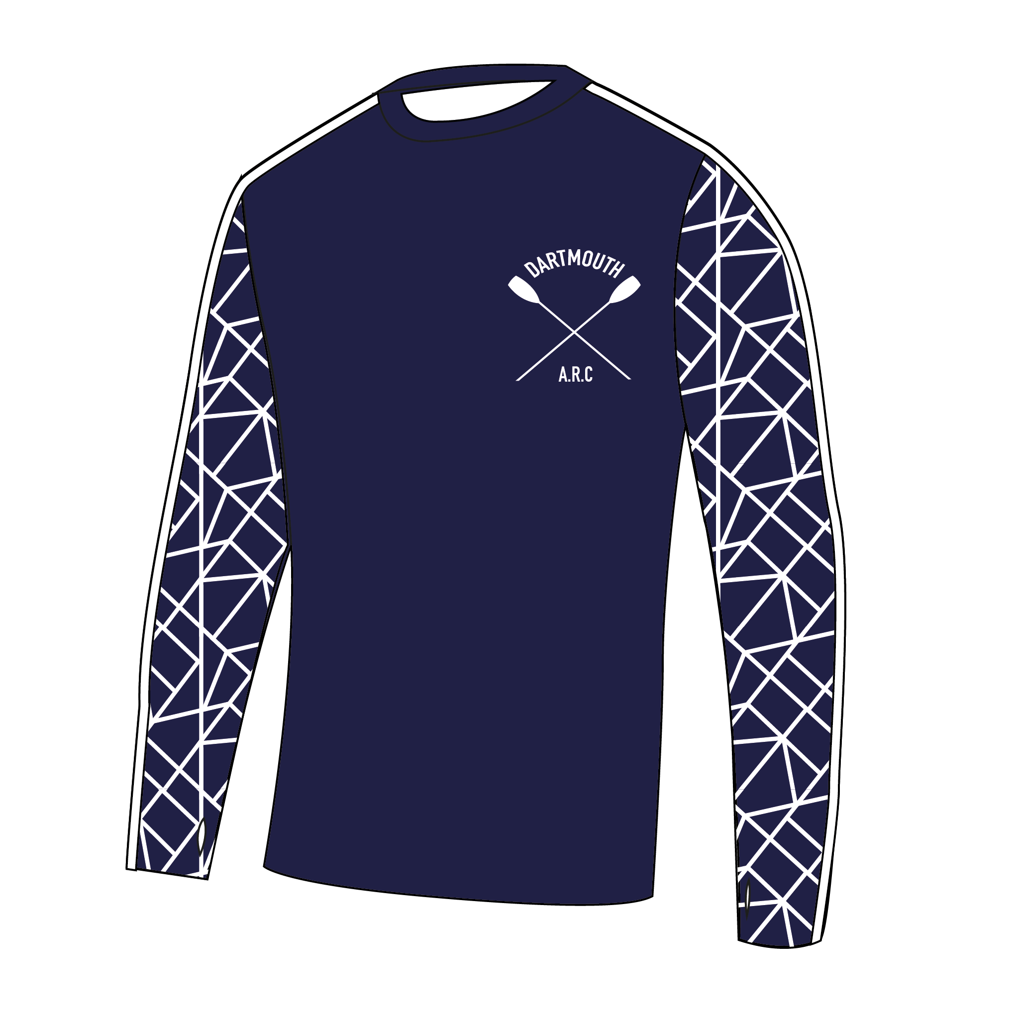Dartmouth ARC Bespoke Patterned Long Sleeve Gym T-Shirt