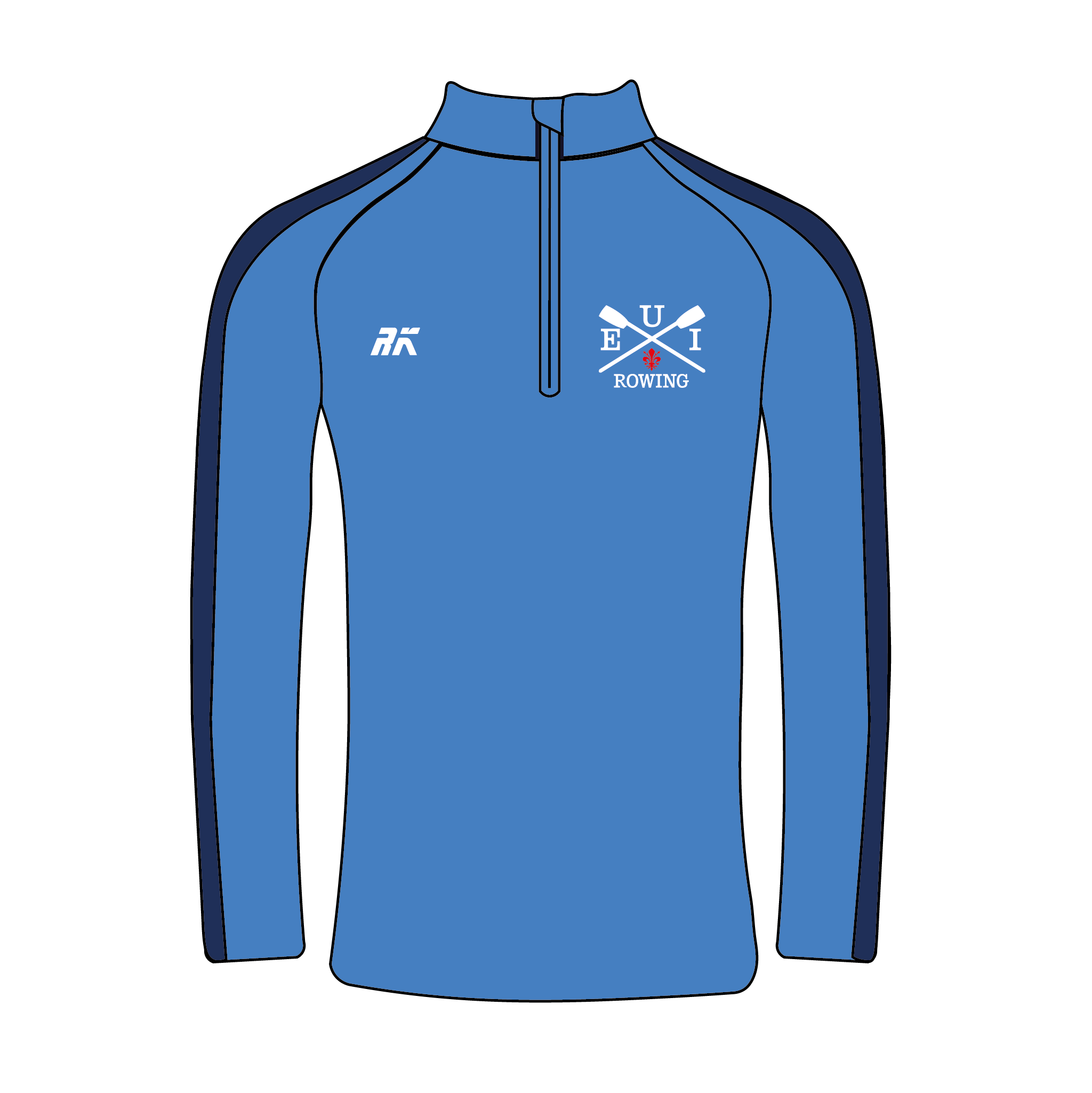 European University Institute - Florence Blue Bespoke Q-Zip