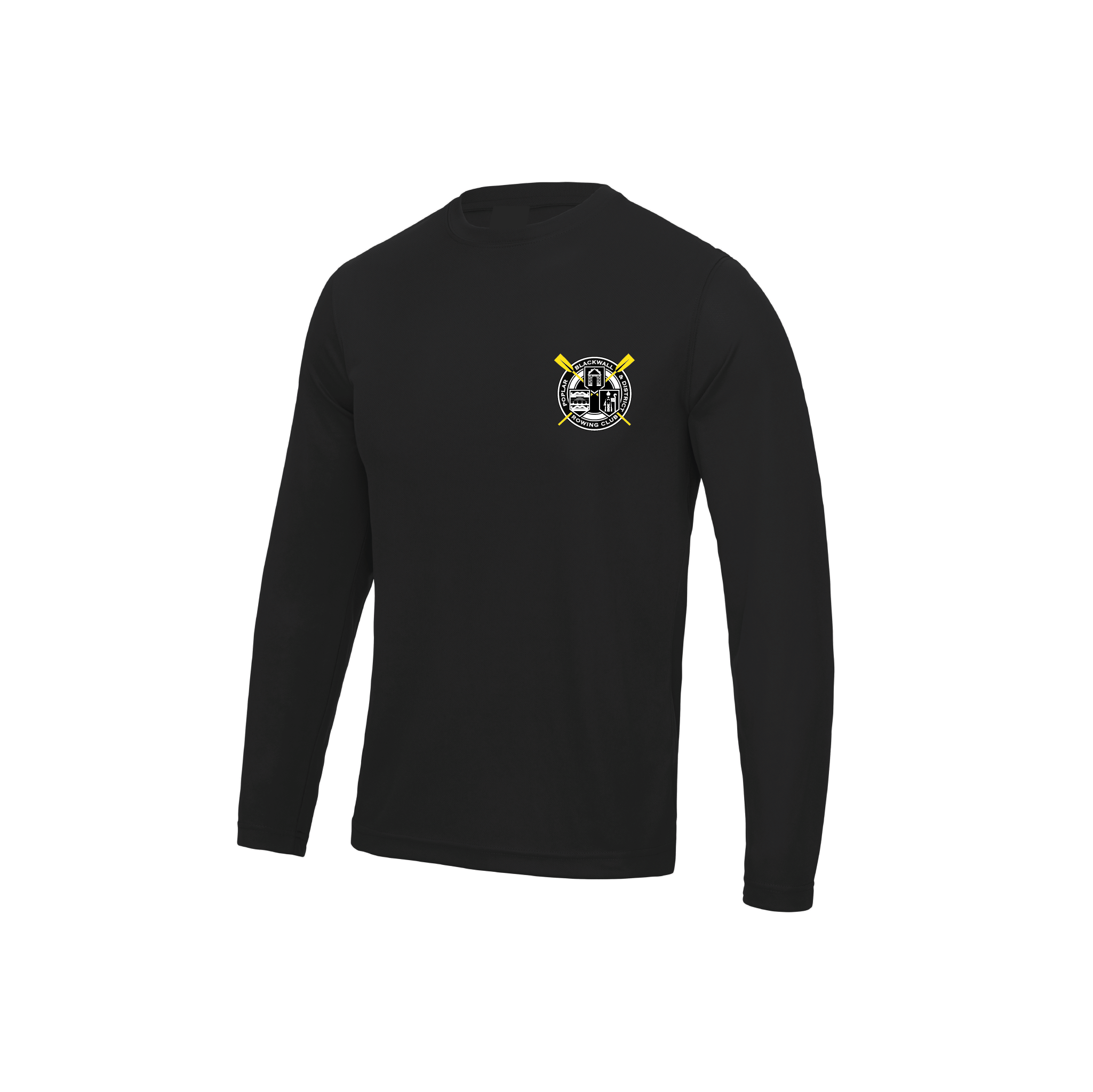 Poplar, Blackwall and District Black Casual Long Sleeve T-Shirt