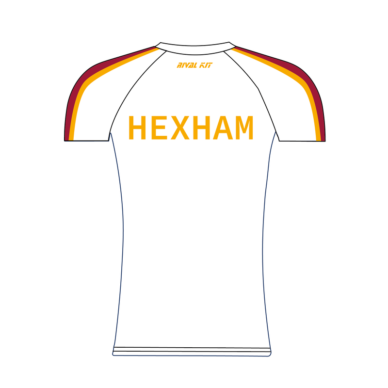Hexham Rowing Club White Short Sleeve Base-Layer