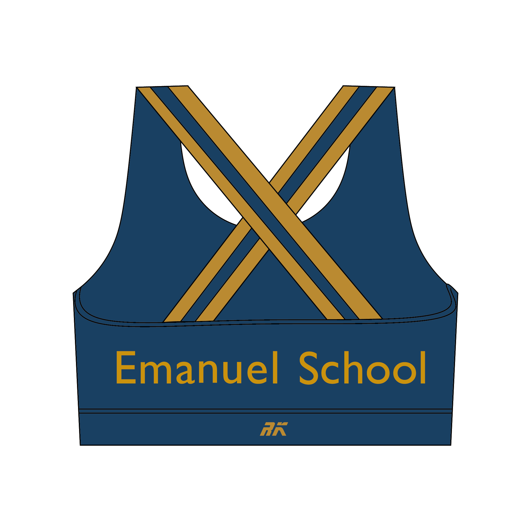 Emanuel School Race Day Sports Bra