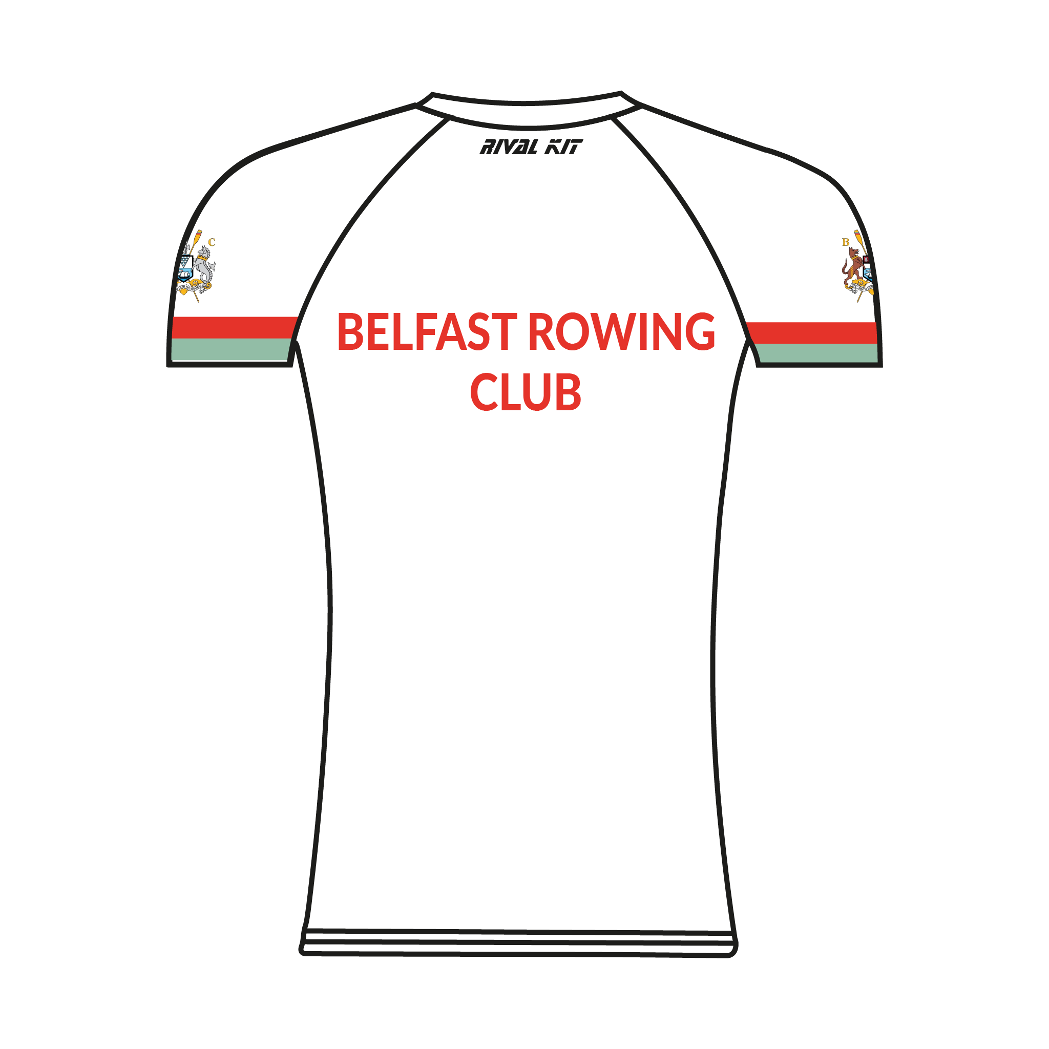 Belfast Rowing Club Short Sleeve Base Layer