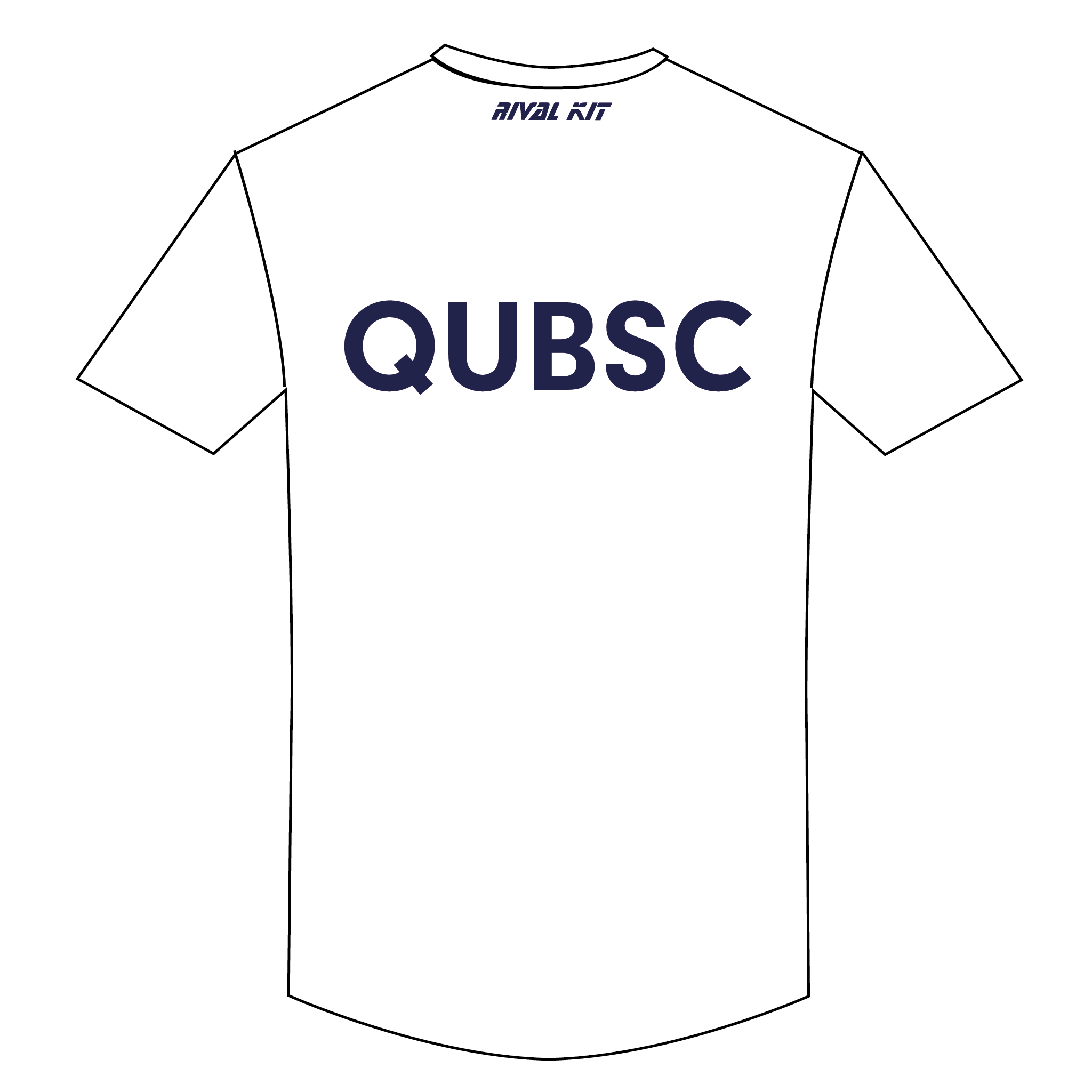 Queen's University Belfast Sailing Club Gym T-shirt White