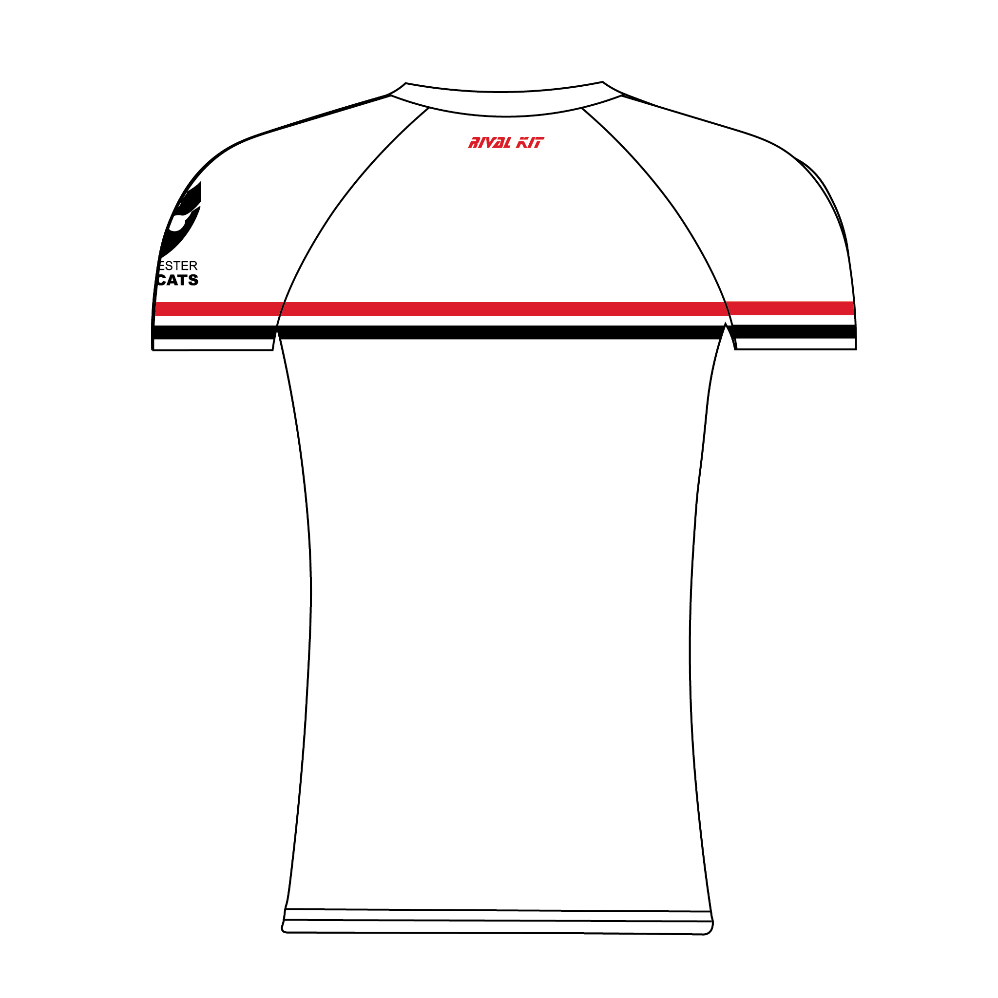 Manchester Wildcats White Short Sleeve Base-Layer