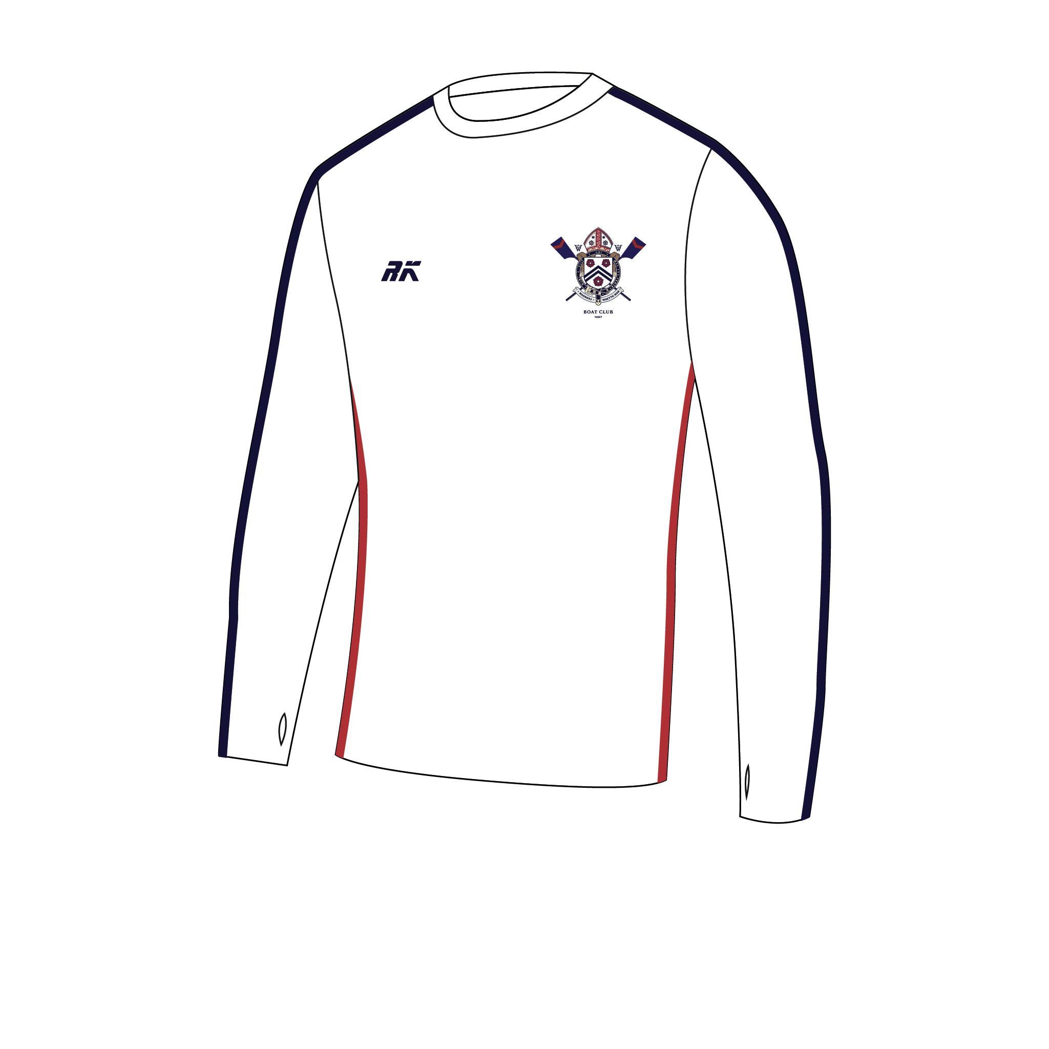 Winchester College BC - Seniors Only - Long Sleeve Gym T-Shirt