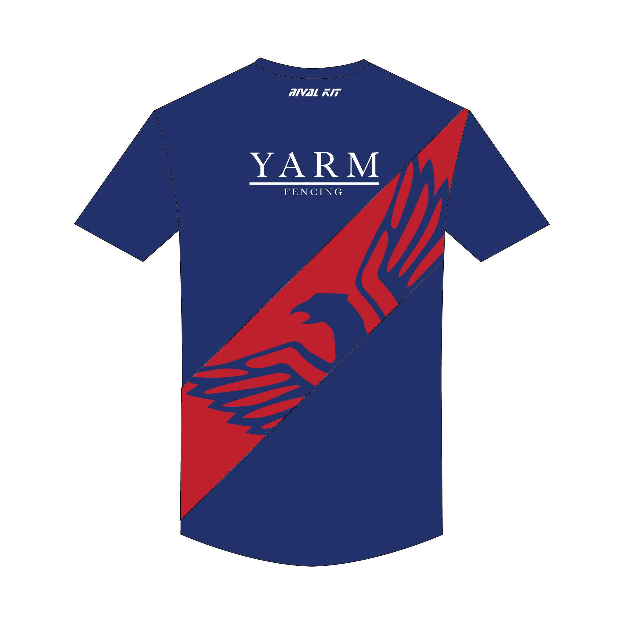 Yarm School Fencing Club Bespoke Gym T-Shirt 2