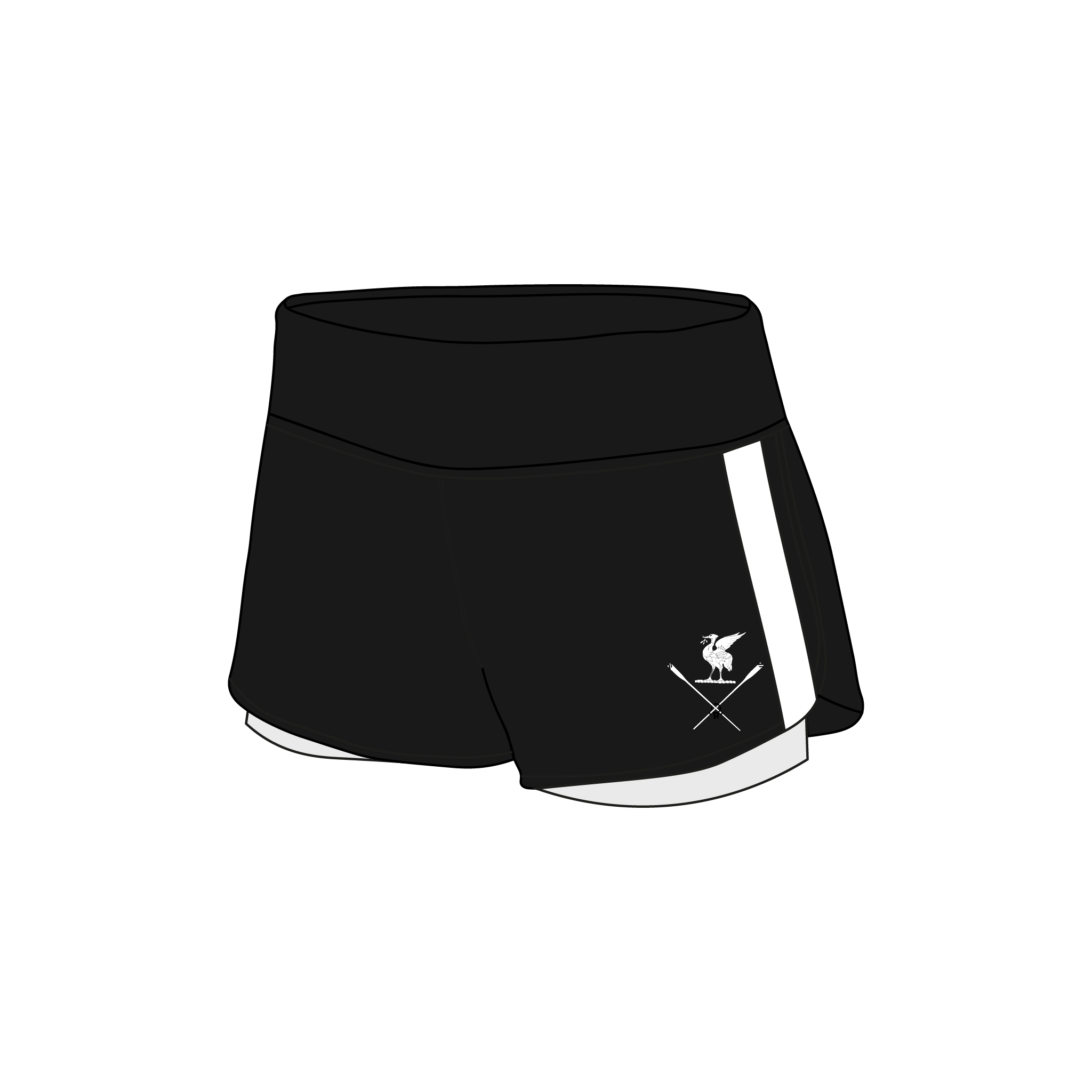 Mersey Rowing Club Female Gym Shorts