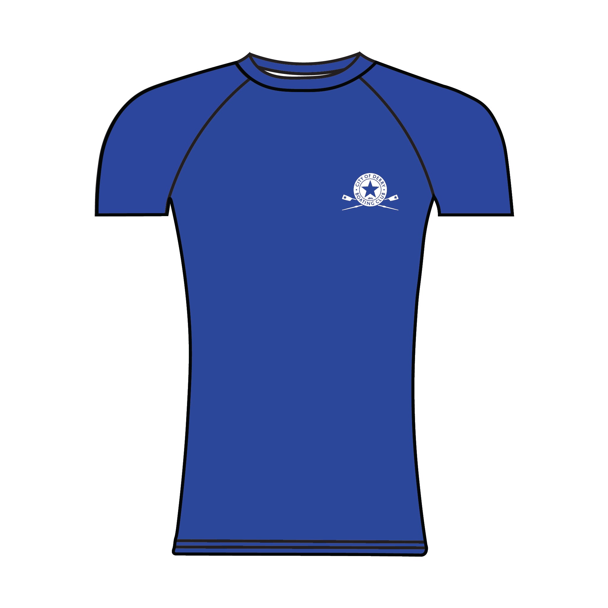 City of Derry Boating Club Short Sleeve Base Layer