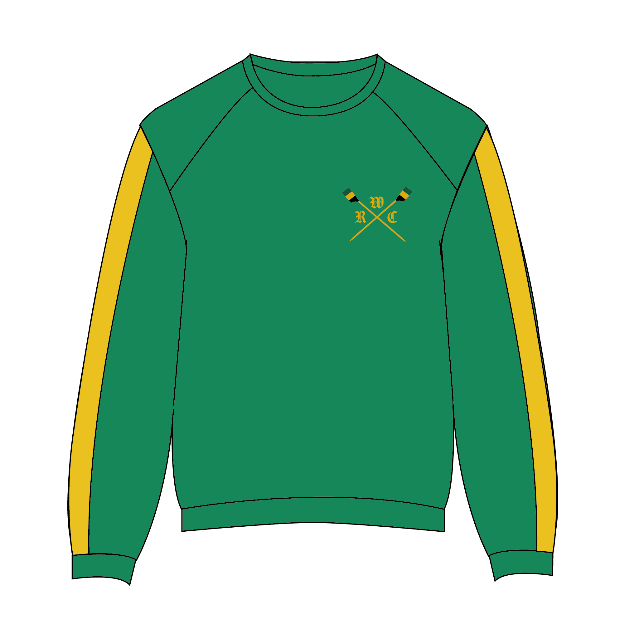 Walbrook RC Green Training Sweatshirt