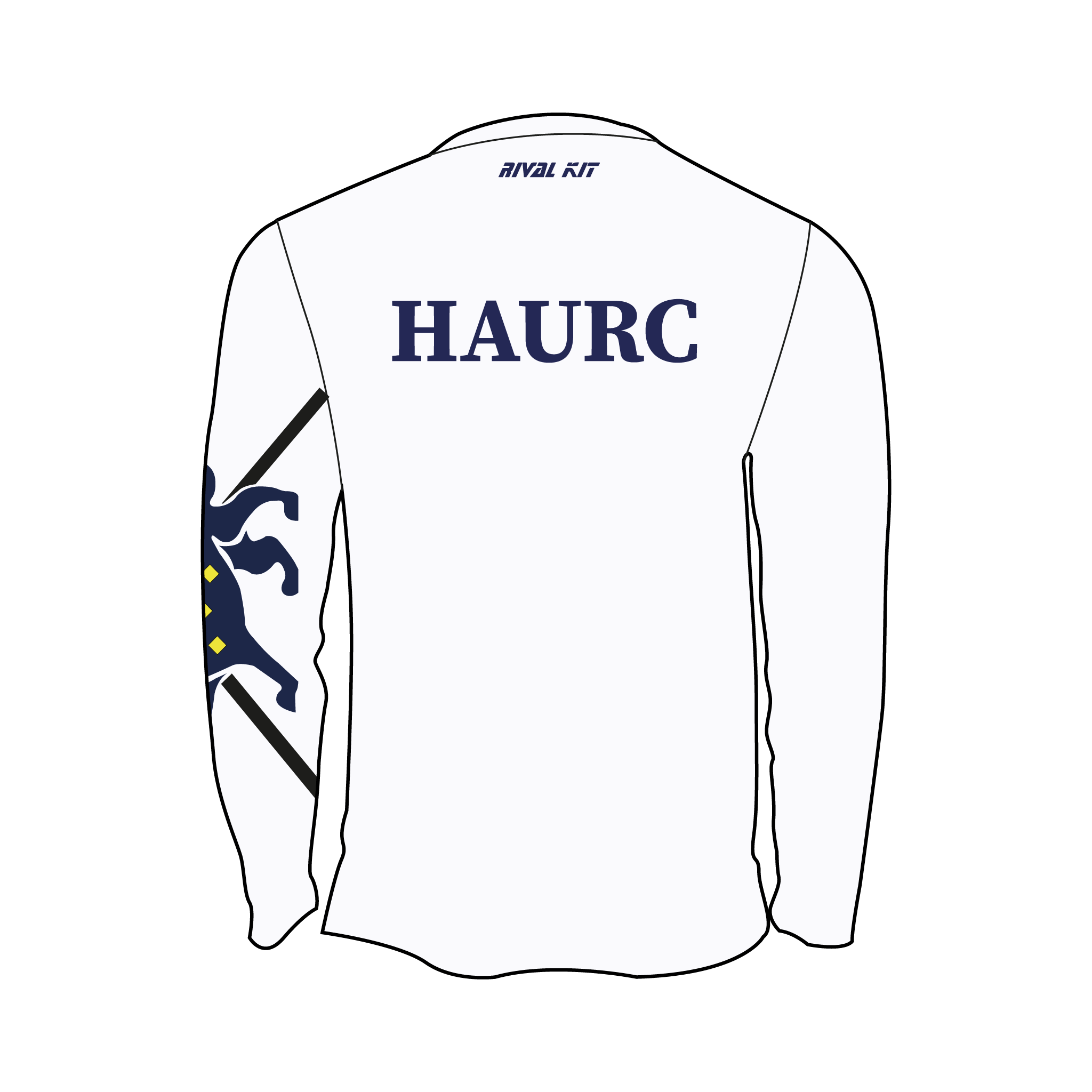 Harper Adams University Boat Club Bespoke Long Sleeve Gym T-Shirt