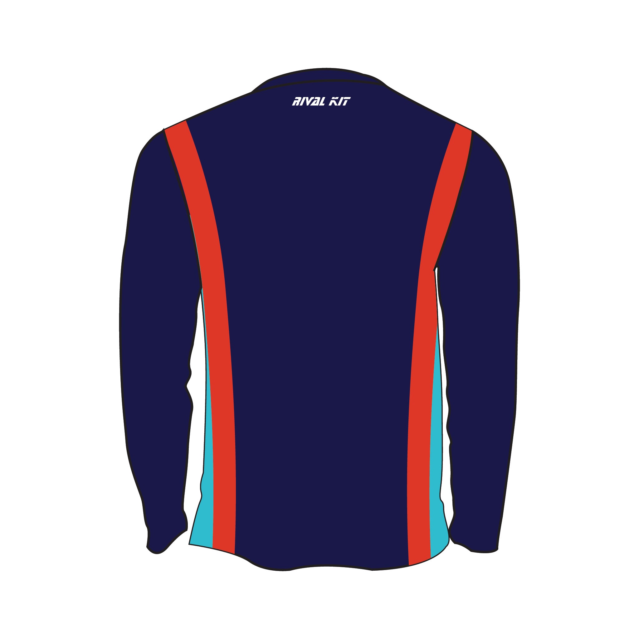 Burnham-On-Sea Gig Rowing Club Bespoke Long Sleeve Gym T-Shirt 2