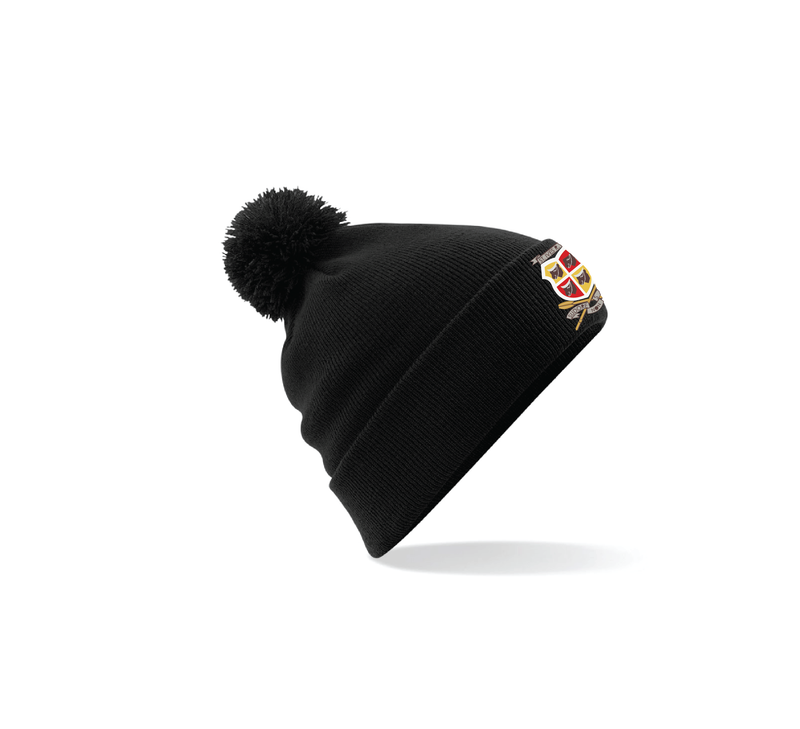 St Ives Rowing Club Black Bobble Hat