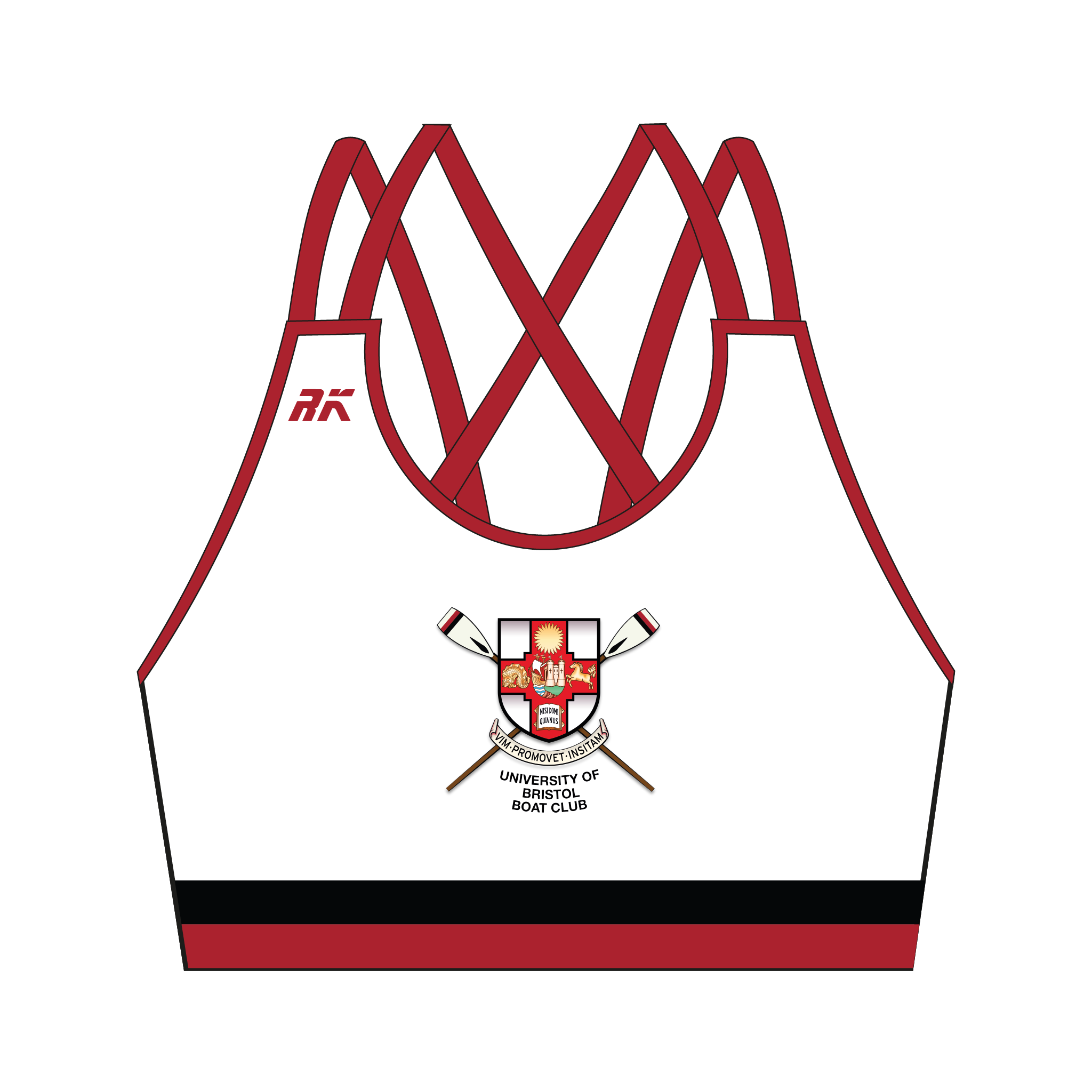 University of Bristol Boat Club Strappy Sports Bra