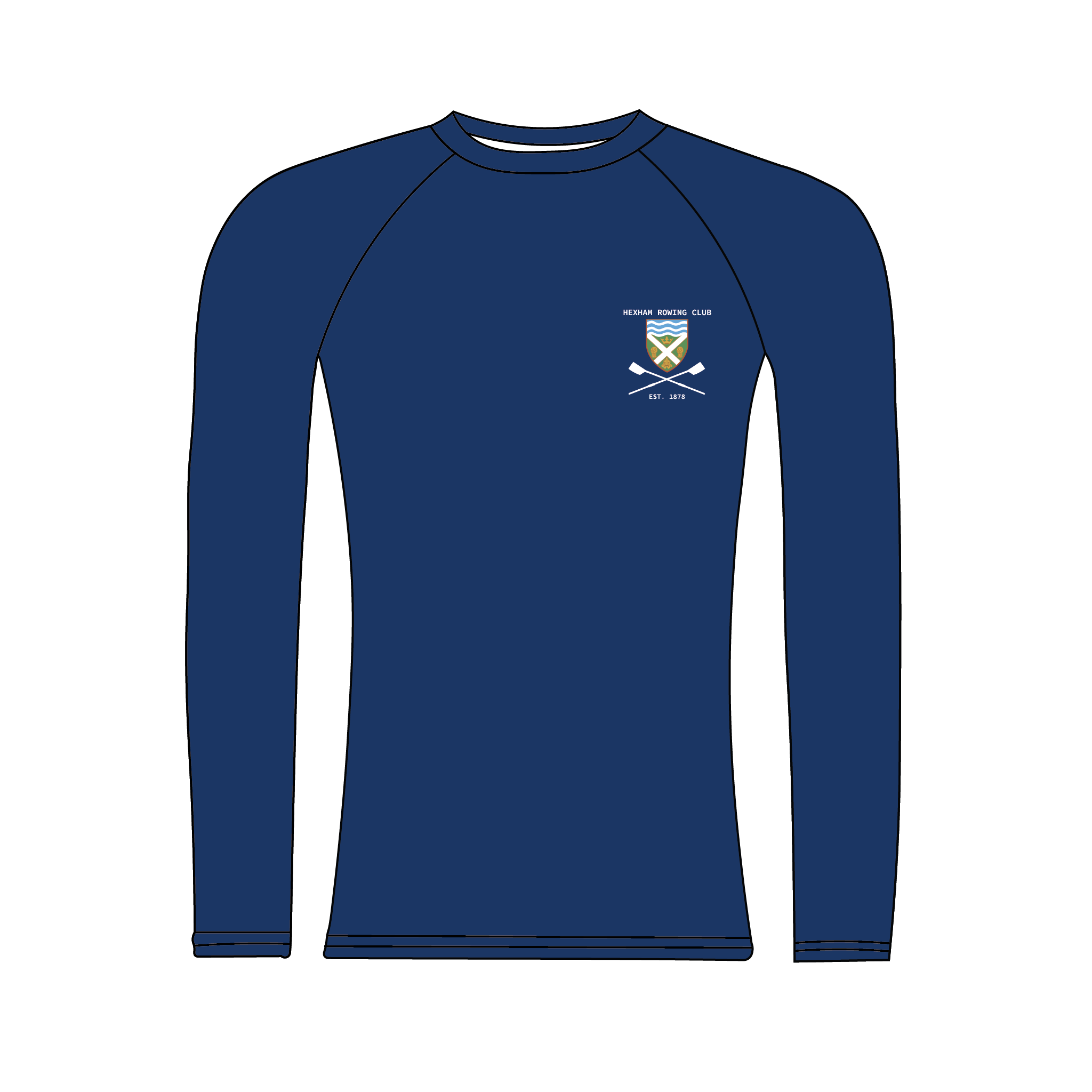 Hexham Rowing Club Long Sleeve Base-Layer