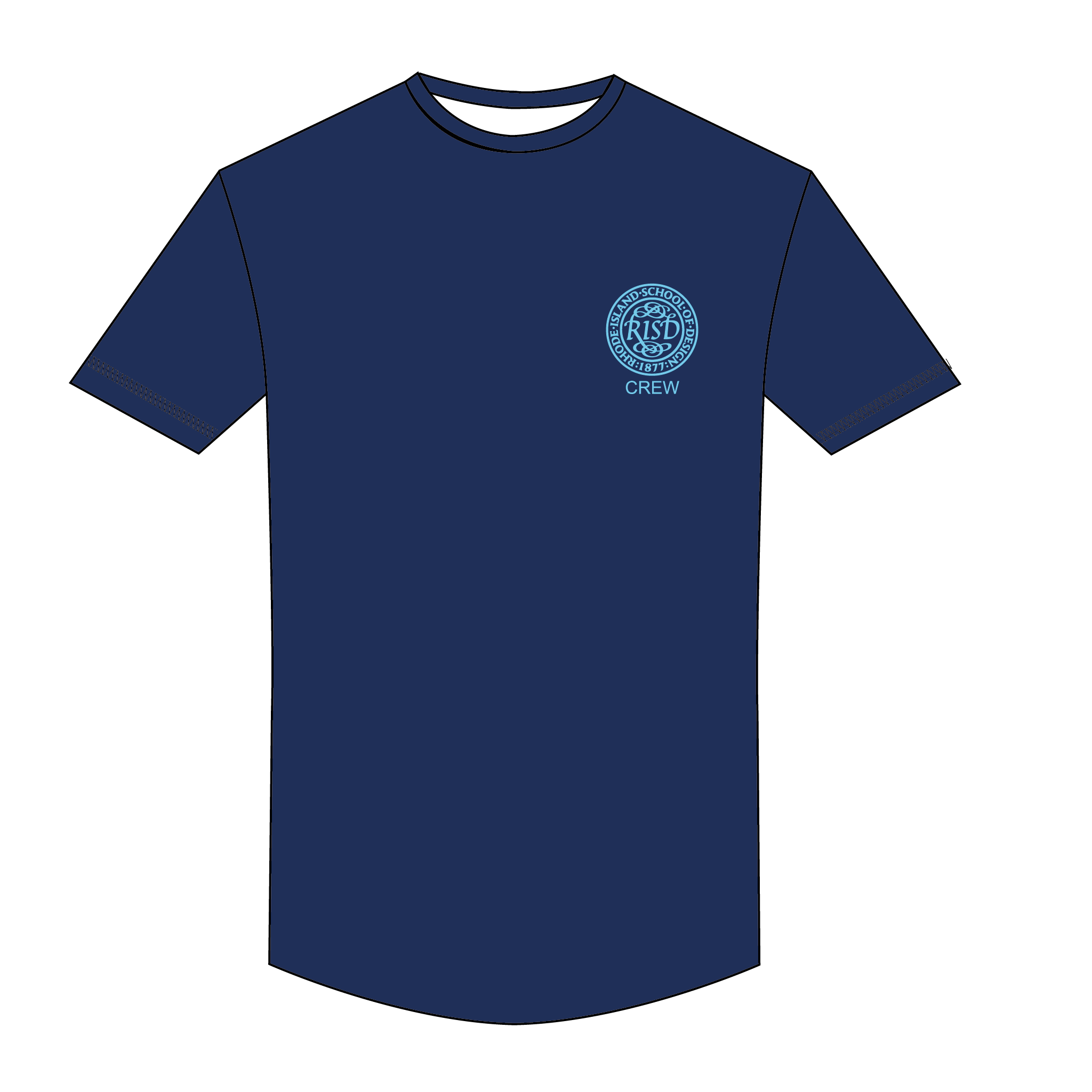 Rhode Island Design School Rowing Club Gym T-shirt