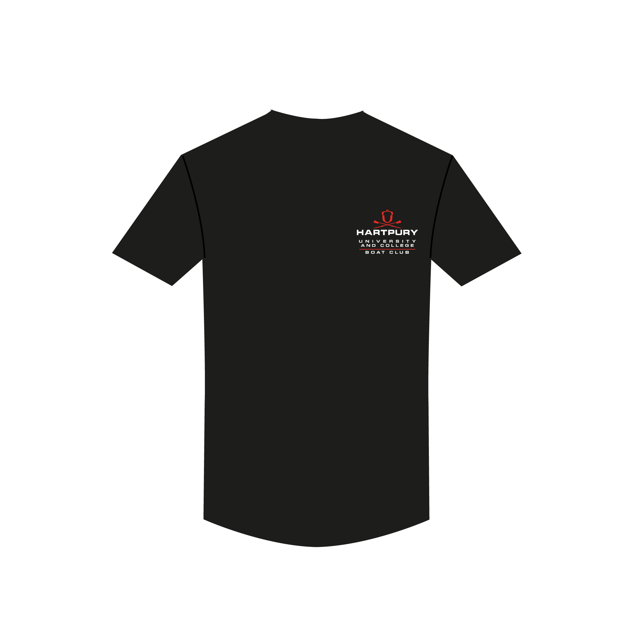 Hartpury University & College Coaches Black Casual T-Shirt