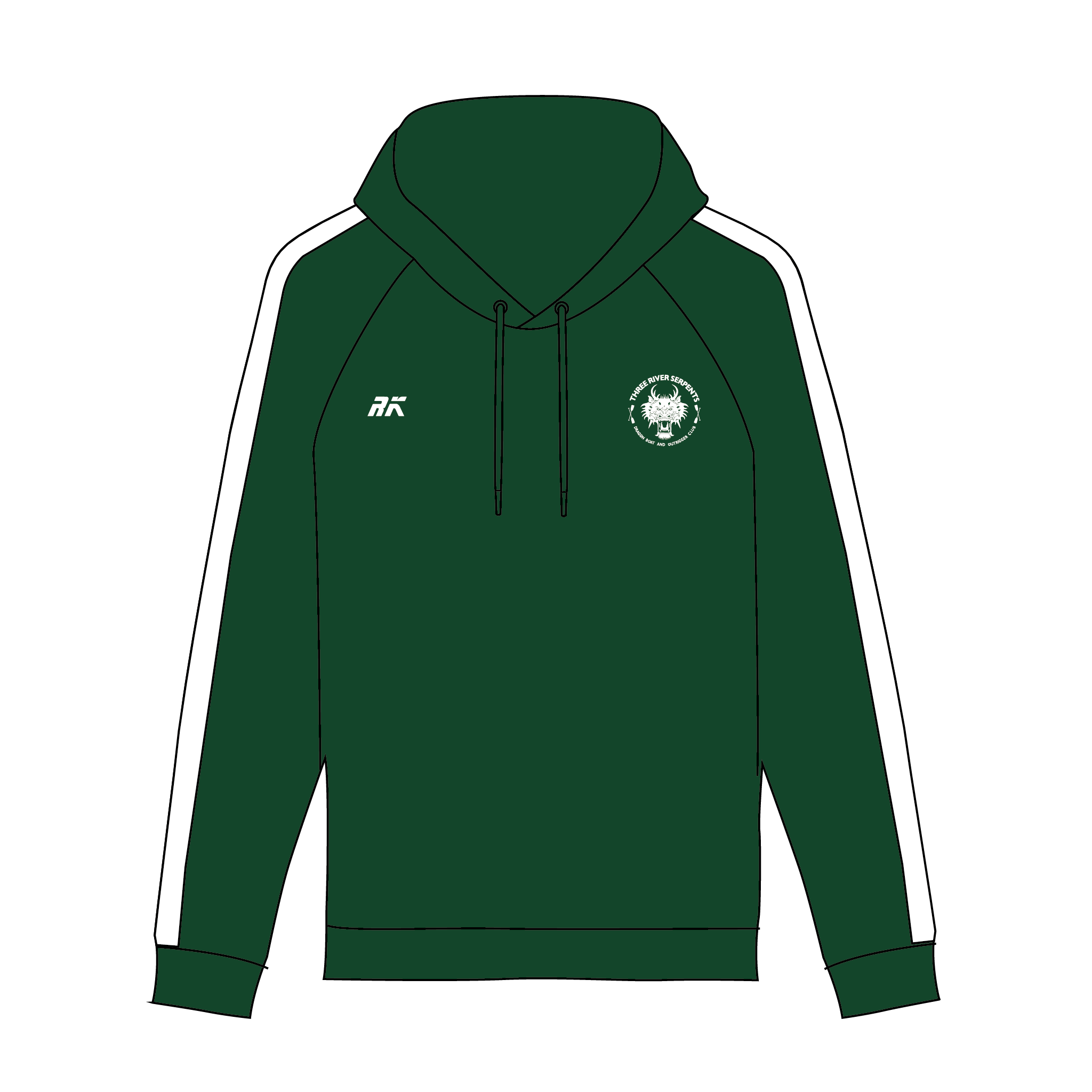 Three River Serpents Hoodie