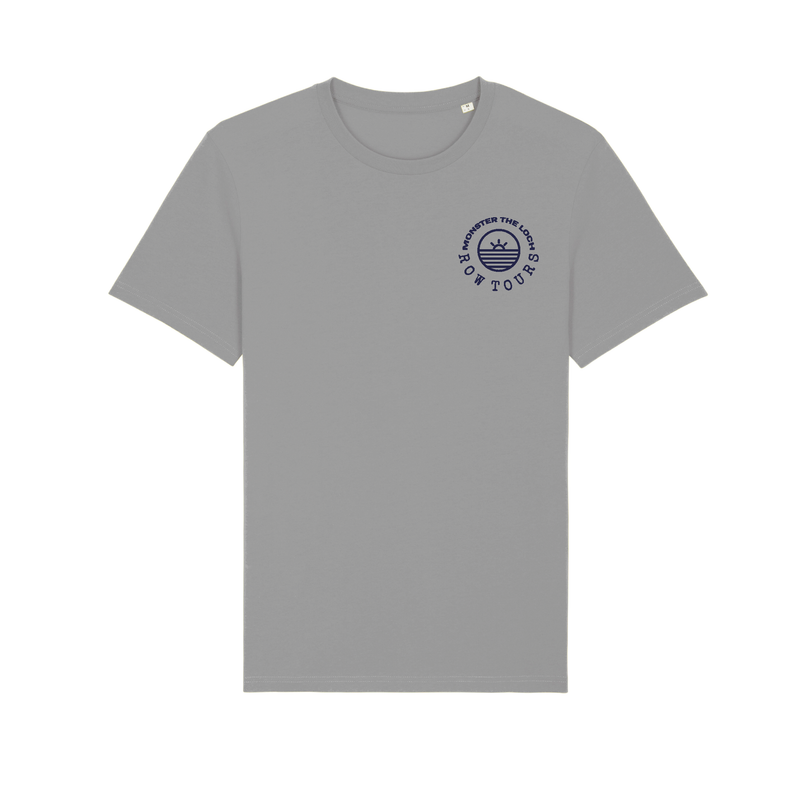 Monster the Loch Cotton T-Shirt Grey