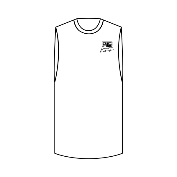 F45 Paddington 500 Squad Muscle tee Gym Vest