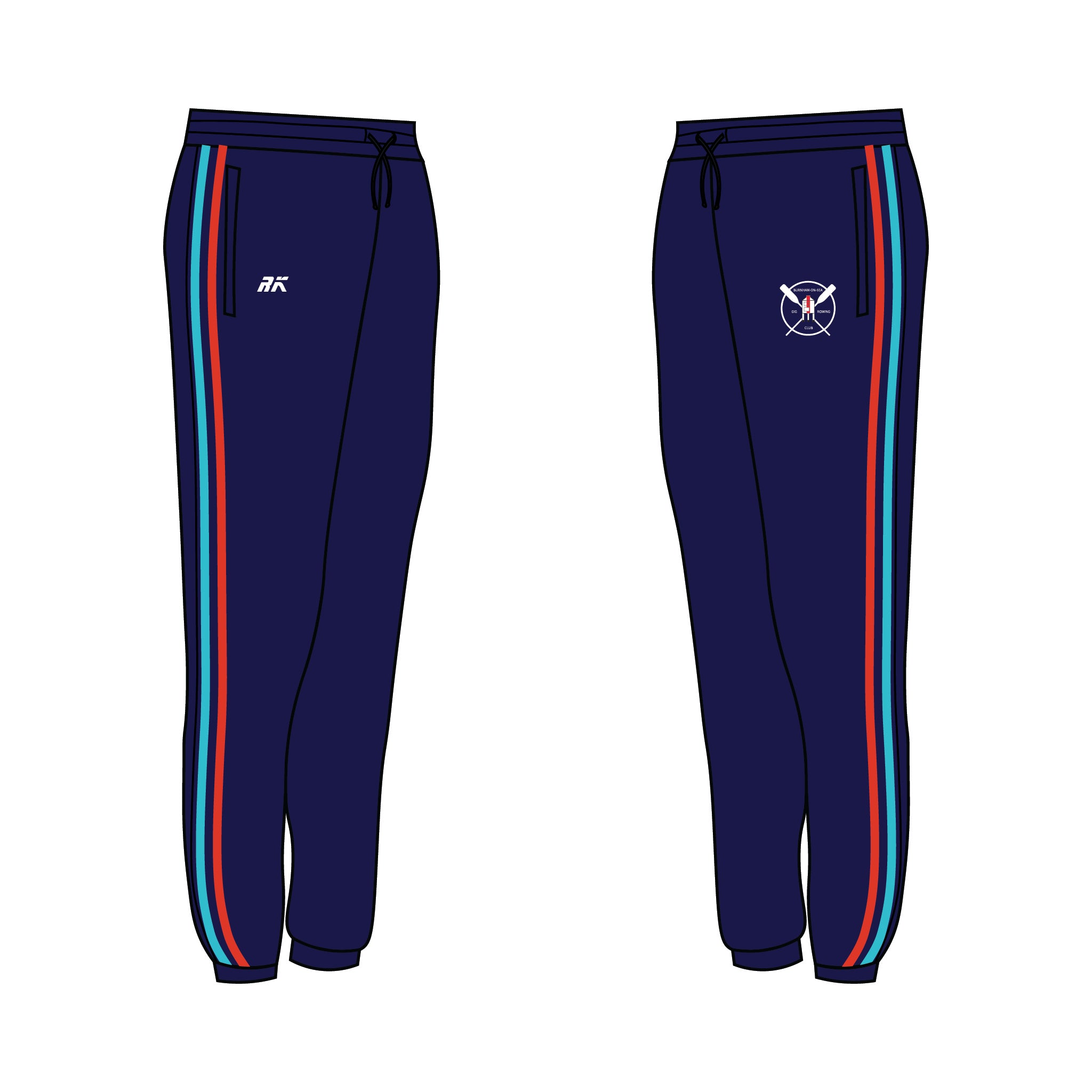 Burnham-On-Sea Gig Rowing Club Bespoke Joggies 2
