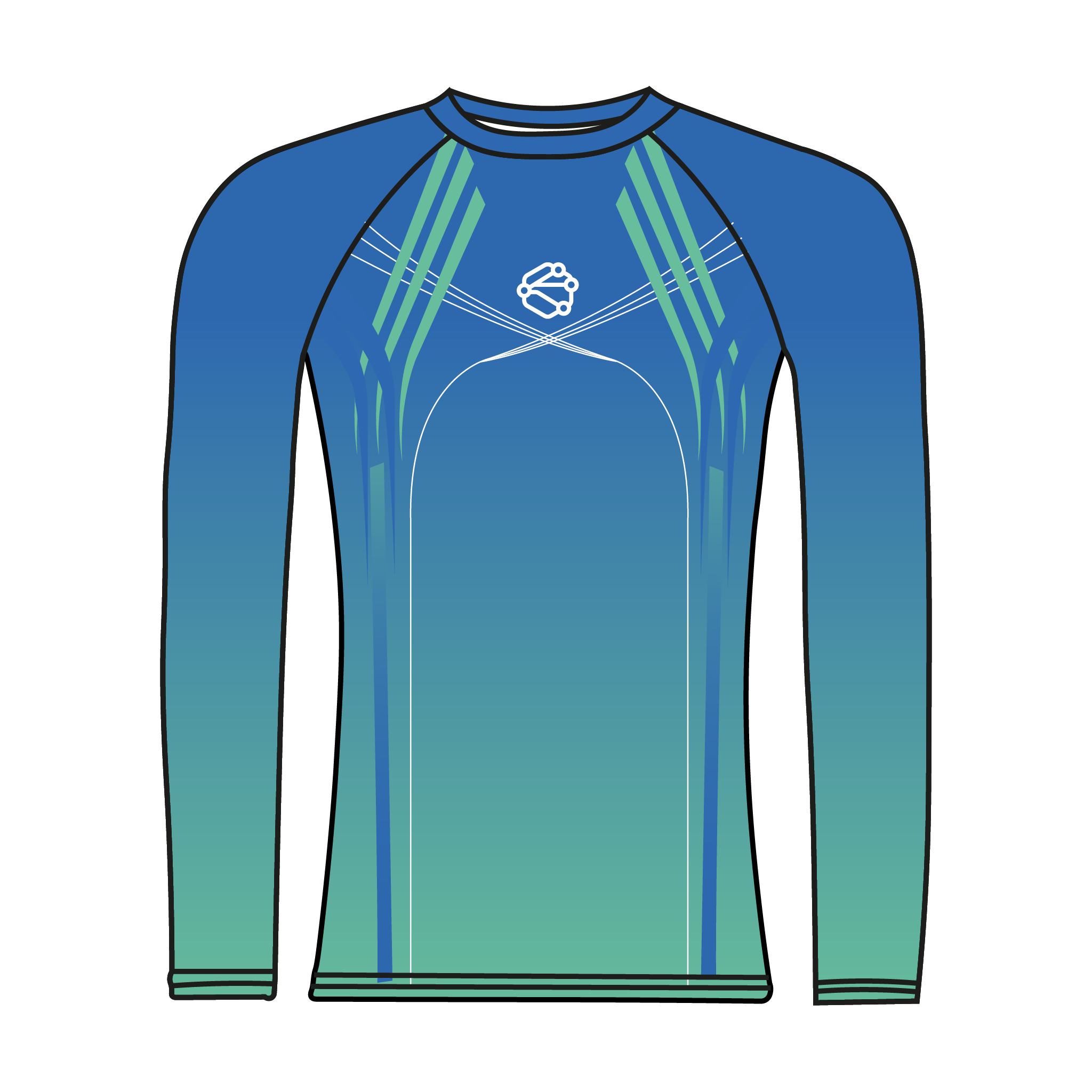 University of Tokyo Rowing Science Laboratory Long Sleeve Base Layer 2