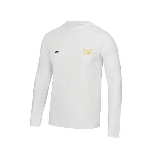 University of Lincoln RC White Long Sleeve Gym T-shirt