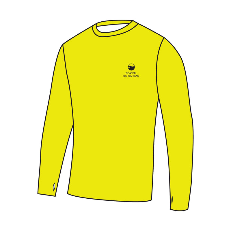 Coastal Barbarians Hi-Vis Bespoke Long Sleeve Gym T-shirt