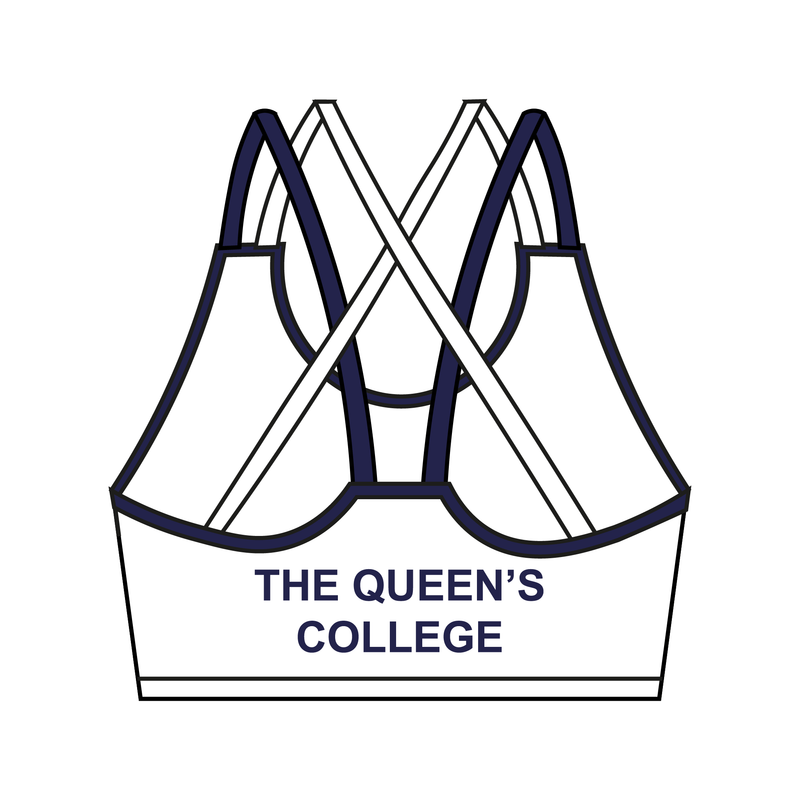 Queen's College Boat Club Strappy Sports Bra