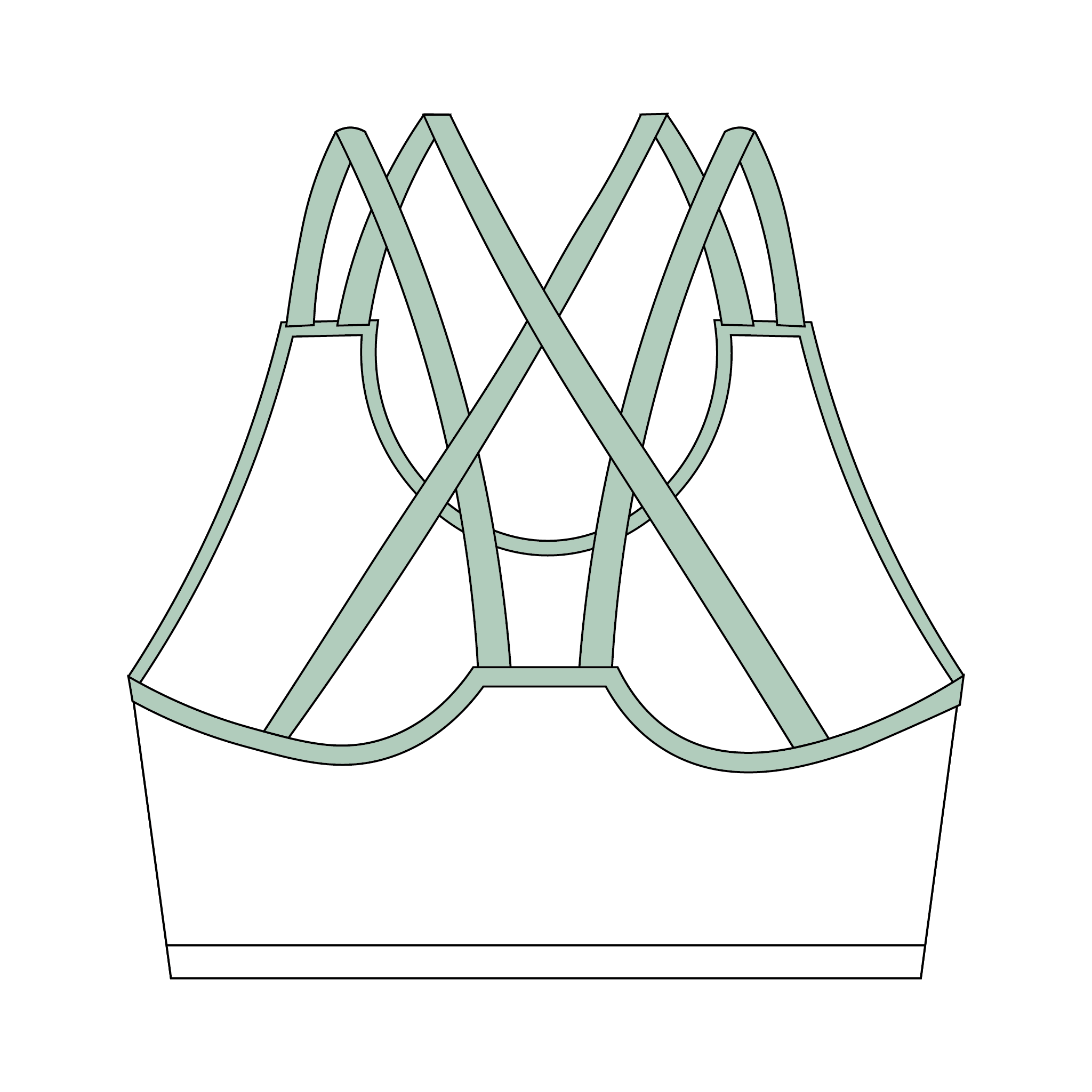 Cambridge Med Vet Ski Trip Sports Bra