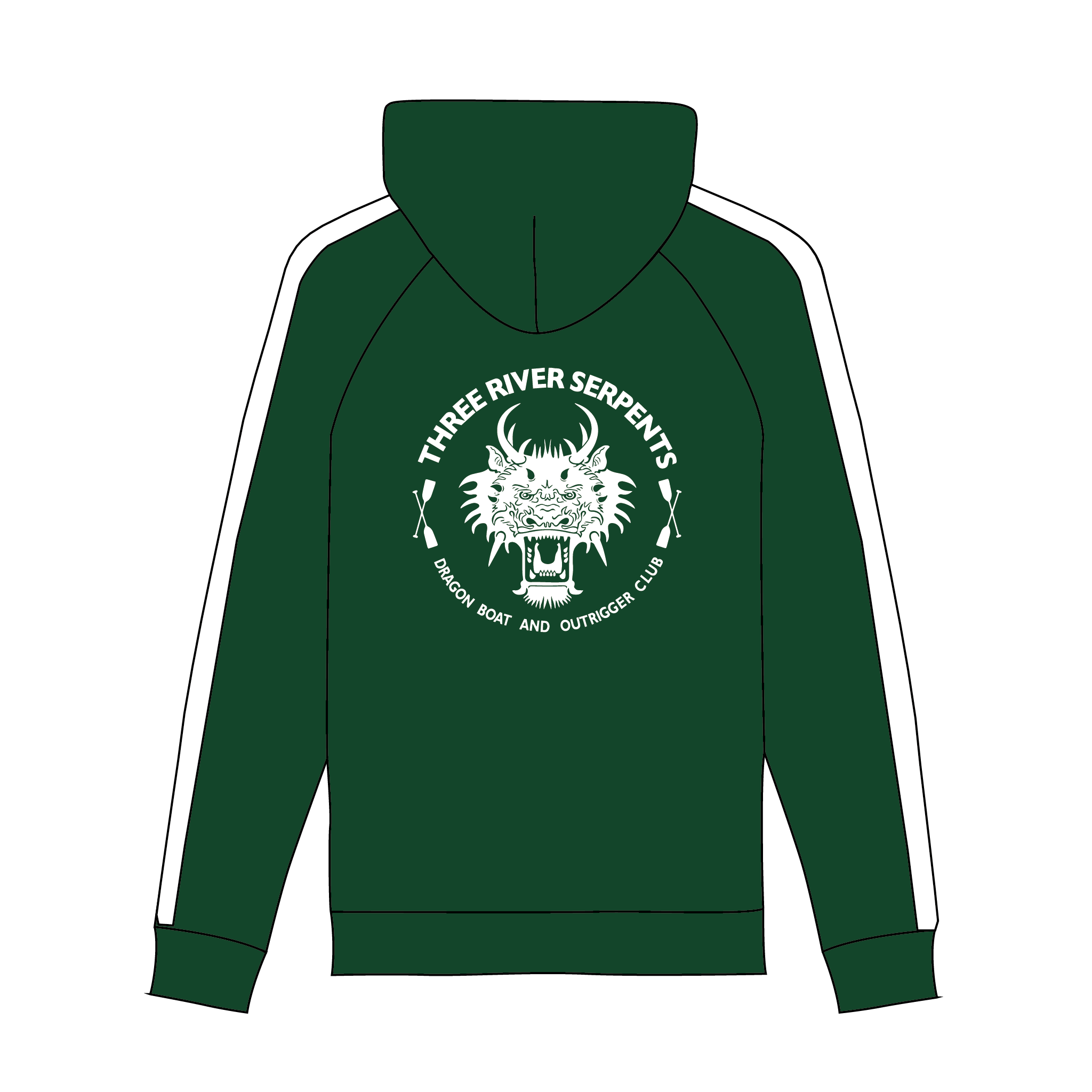 Three River Serpents Hoodie