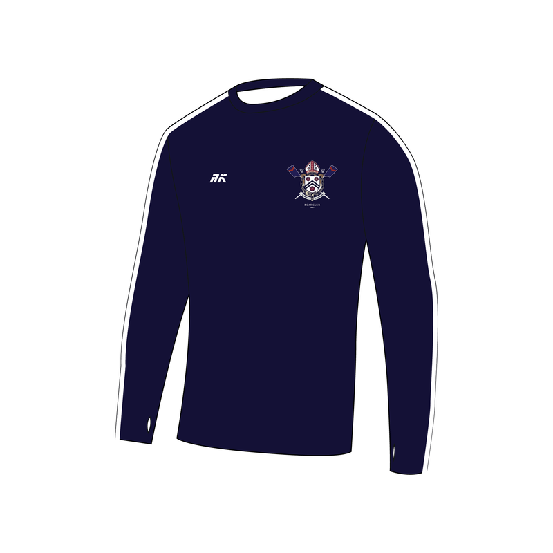 Winchester College BC Navy Long Sleeve Gym T-Shirt