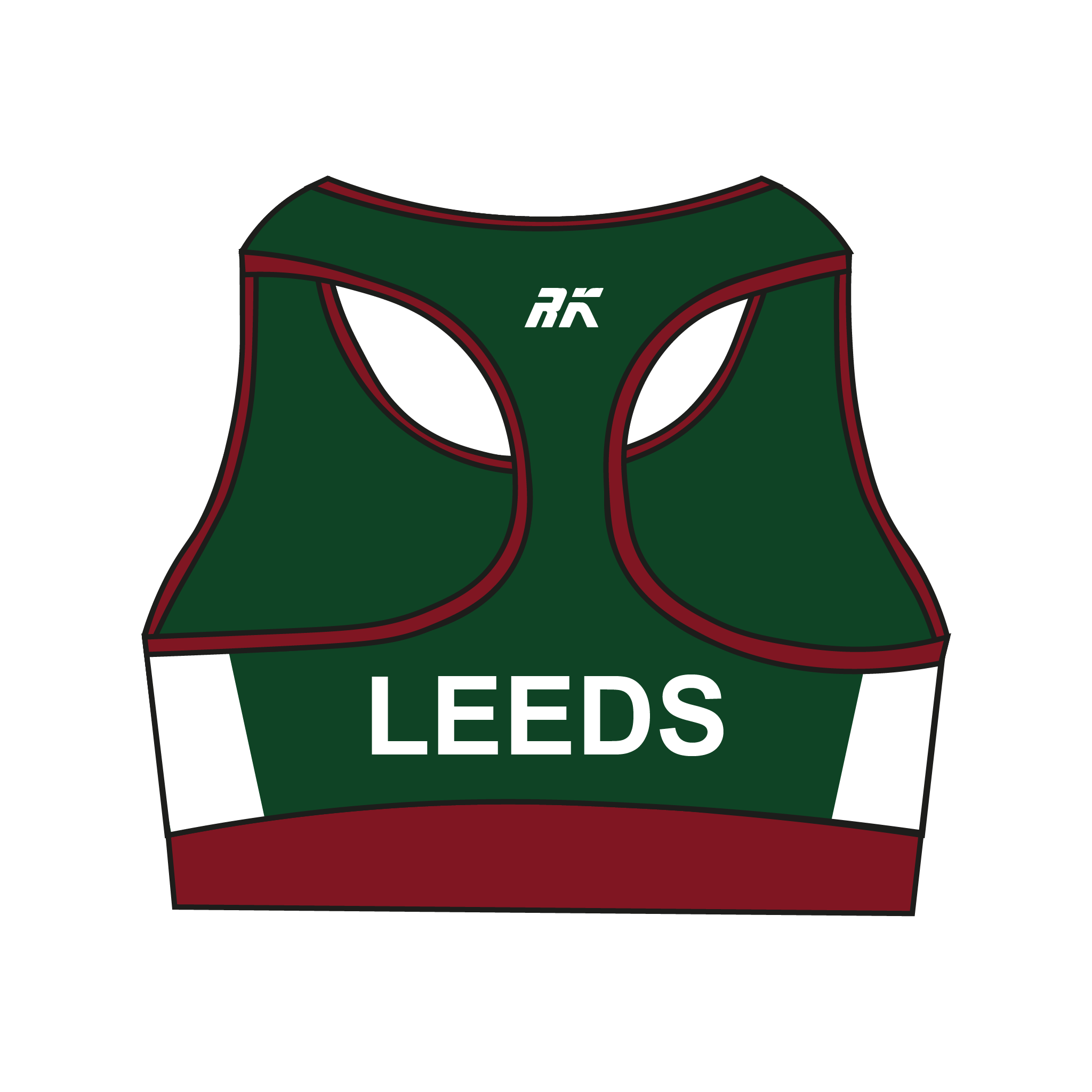 Leeds University Racerback Sports Bra