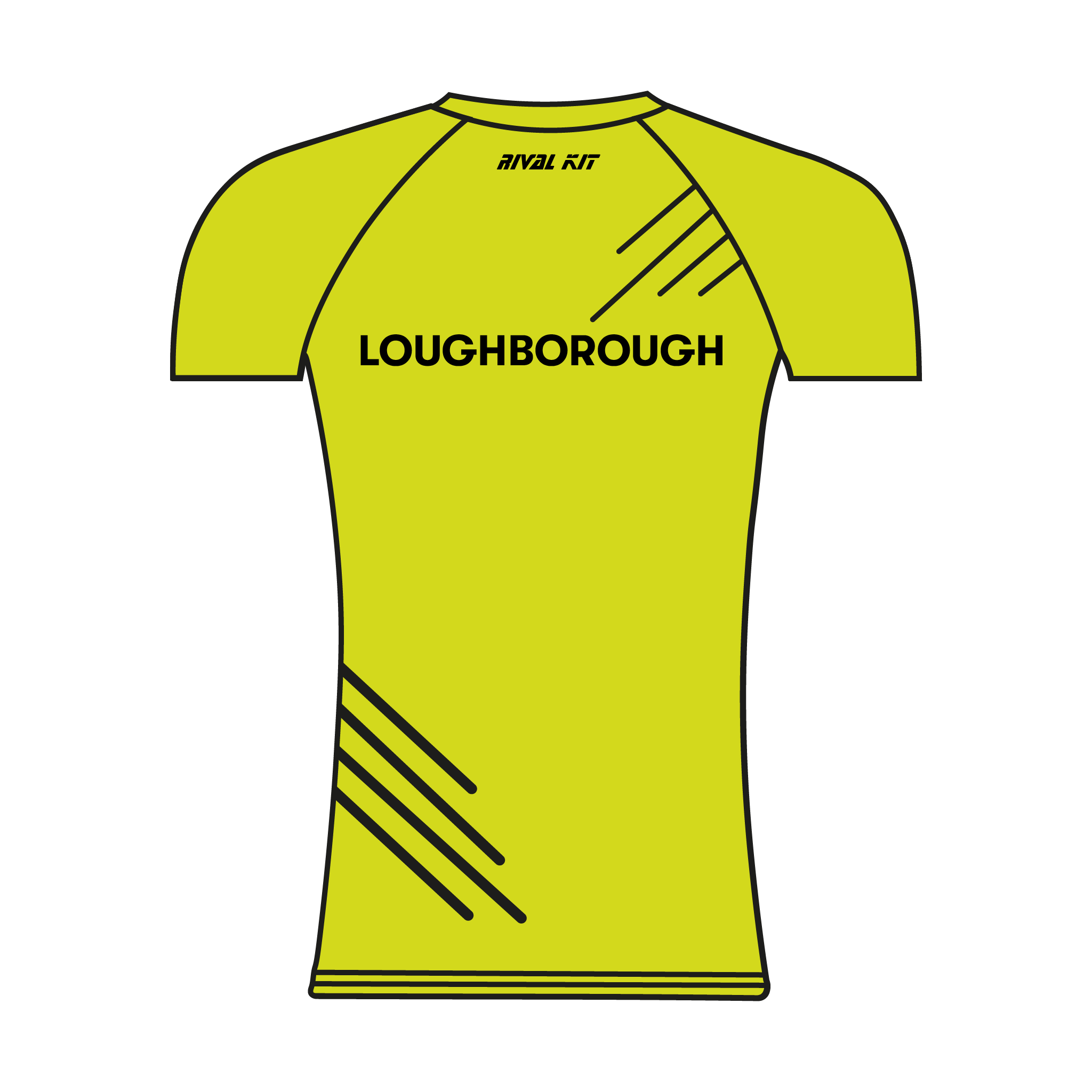 Loughborough Boat Club Hi-vis Short Sleeve Base-Layer