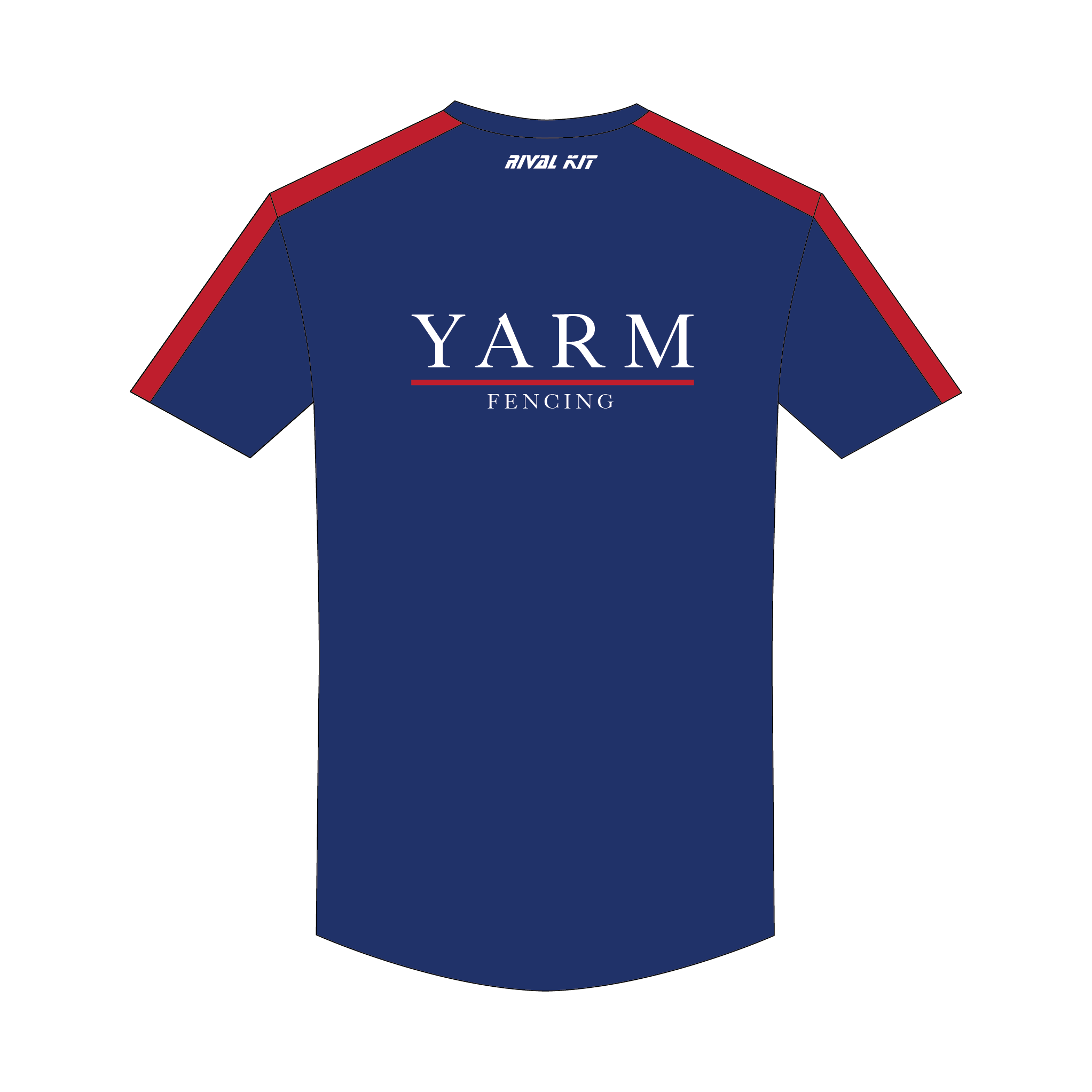 Yarm School Fencing Club Bespoke Gym T-Shirt 3