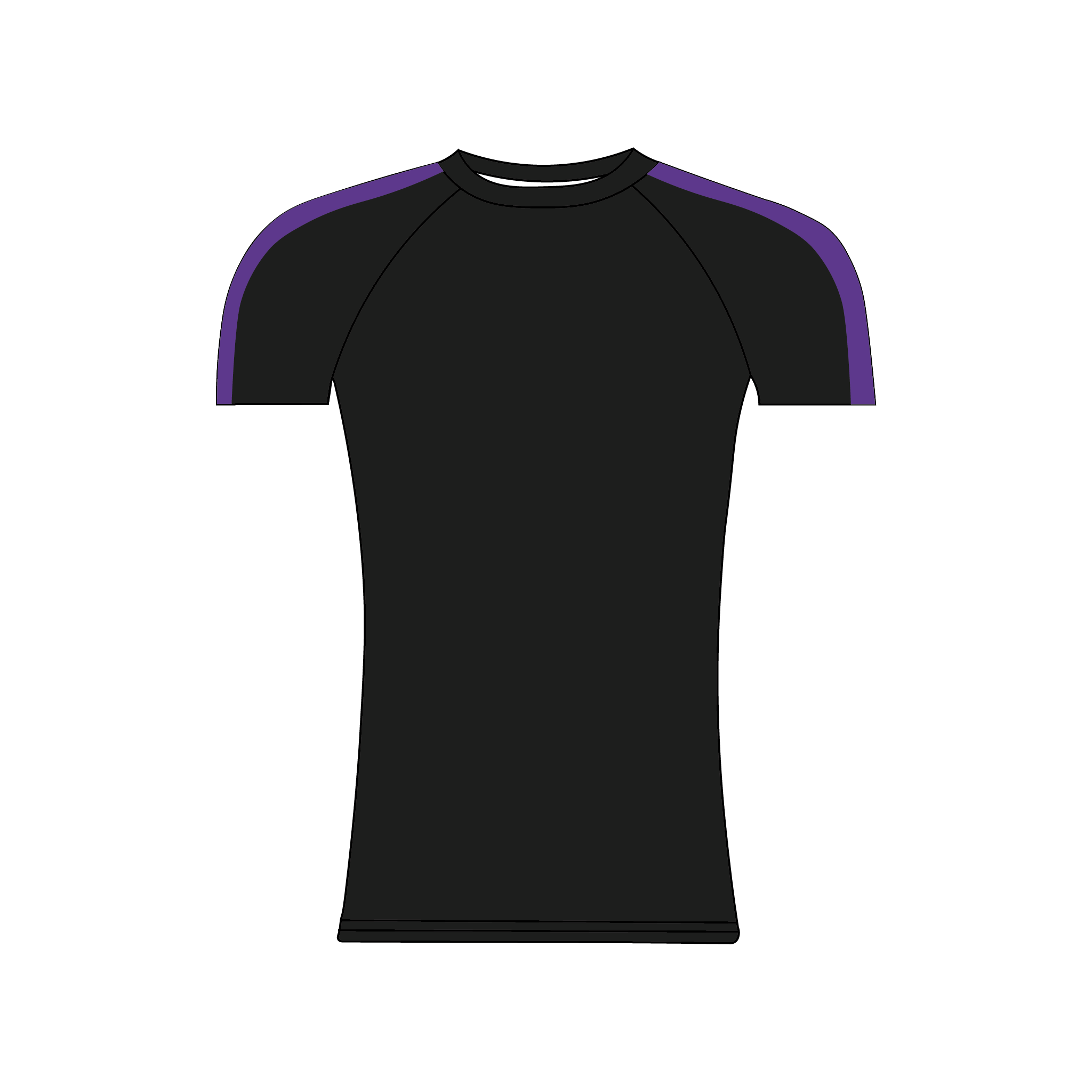Aberdeen BC Stripe Black Baselayer