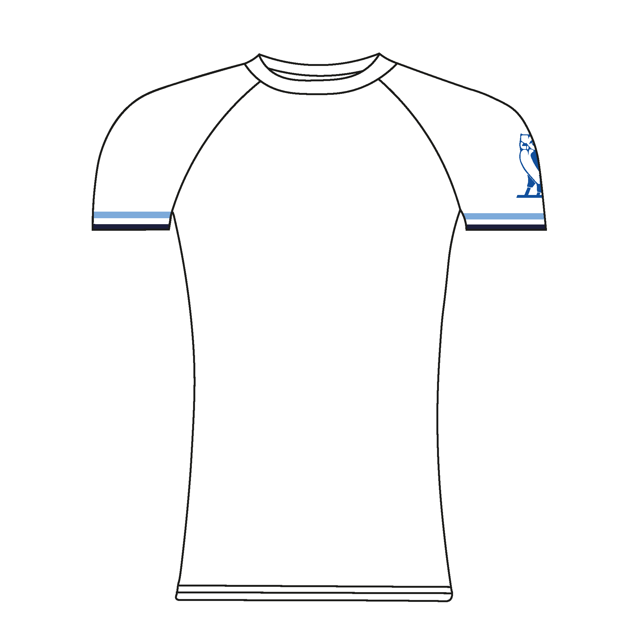 Hughes Hall BC Short Sleeve White Baselayer