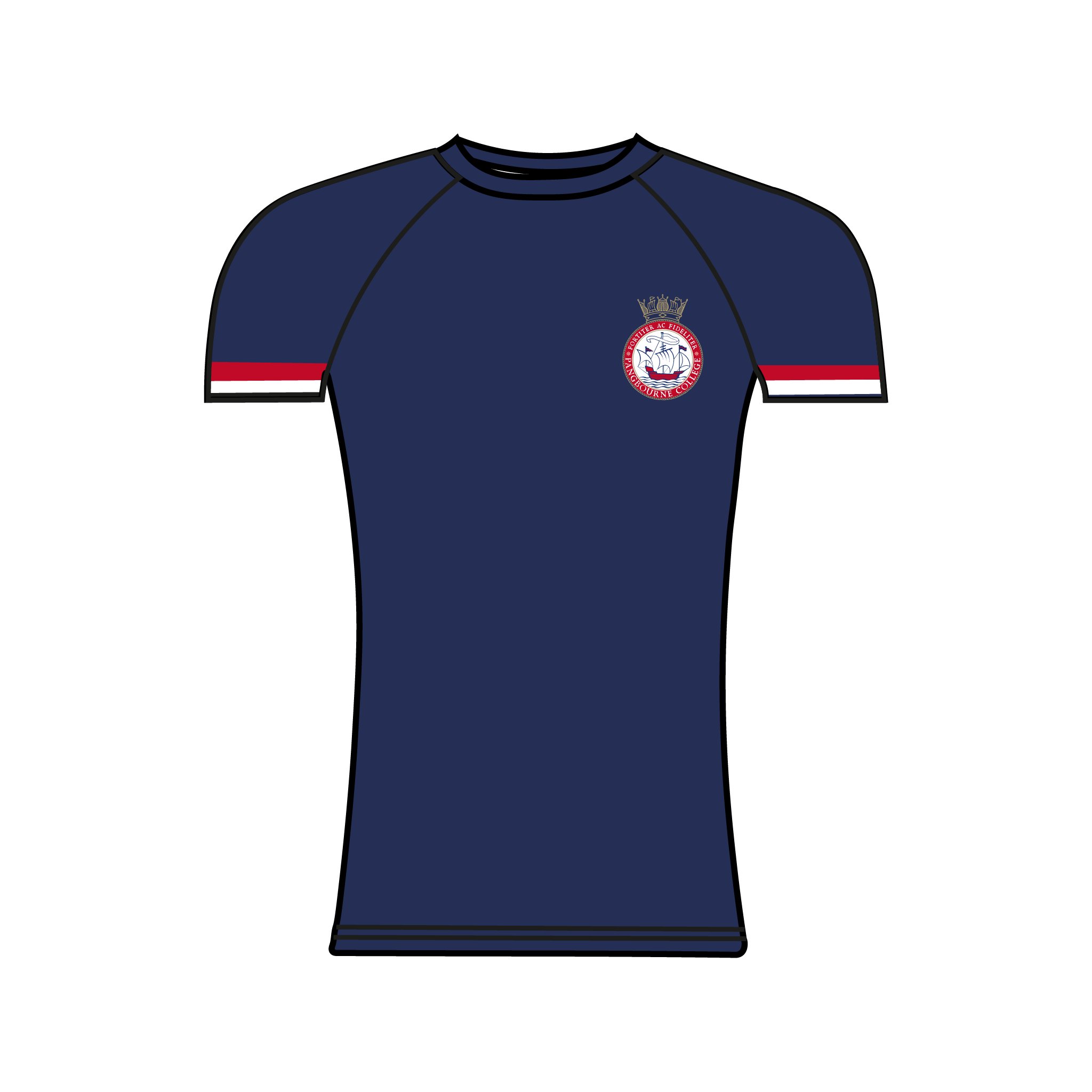 Pangbourne College Boat Club Short Sleeve Base Layer