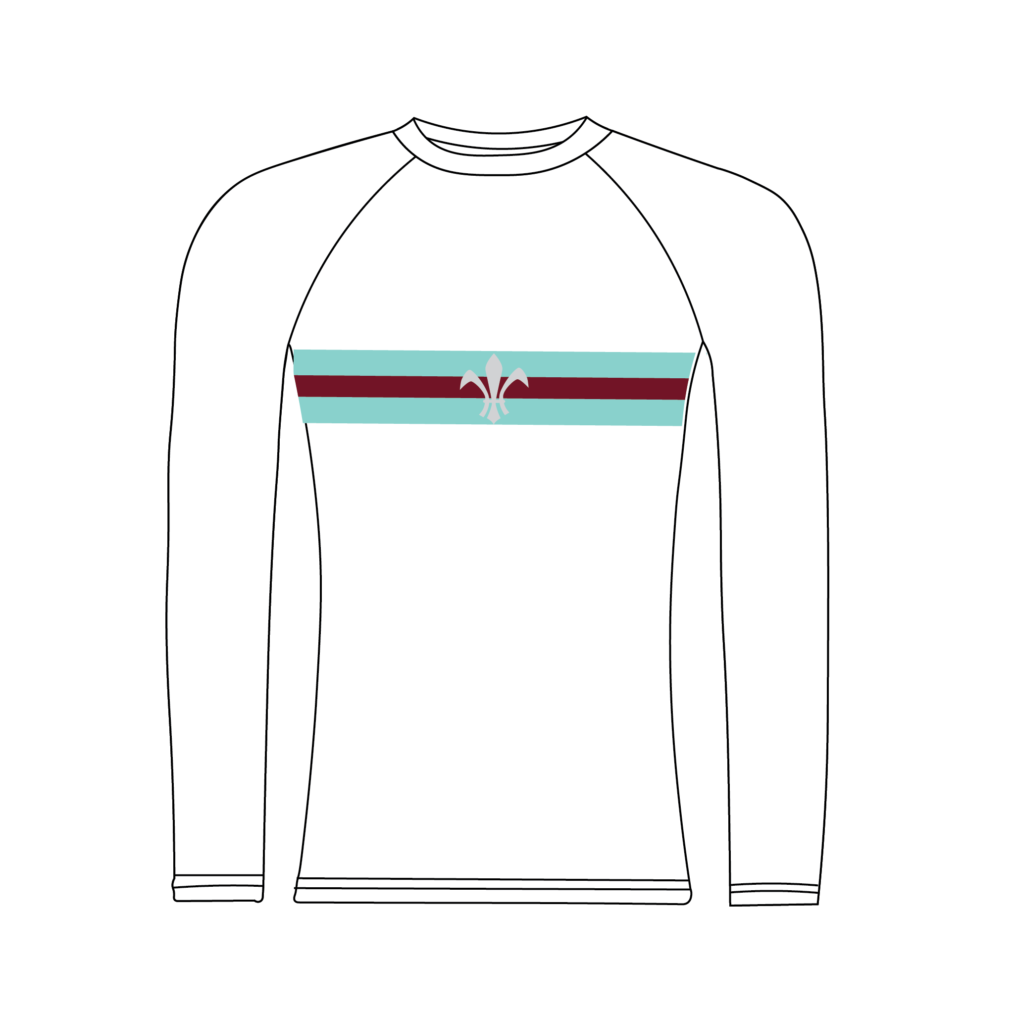 Eton Vikings Striped Long Sleeve Base Layer