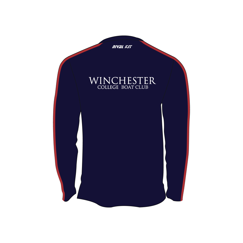 Winchester College BC Navy Long Sleeve Gym T-Shirt