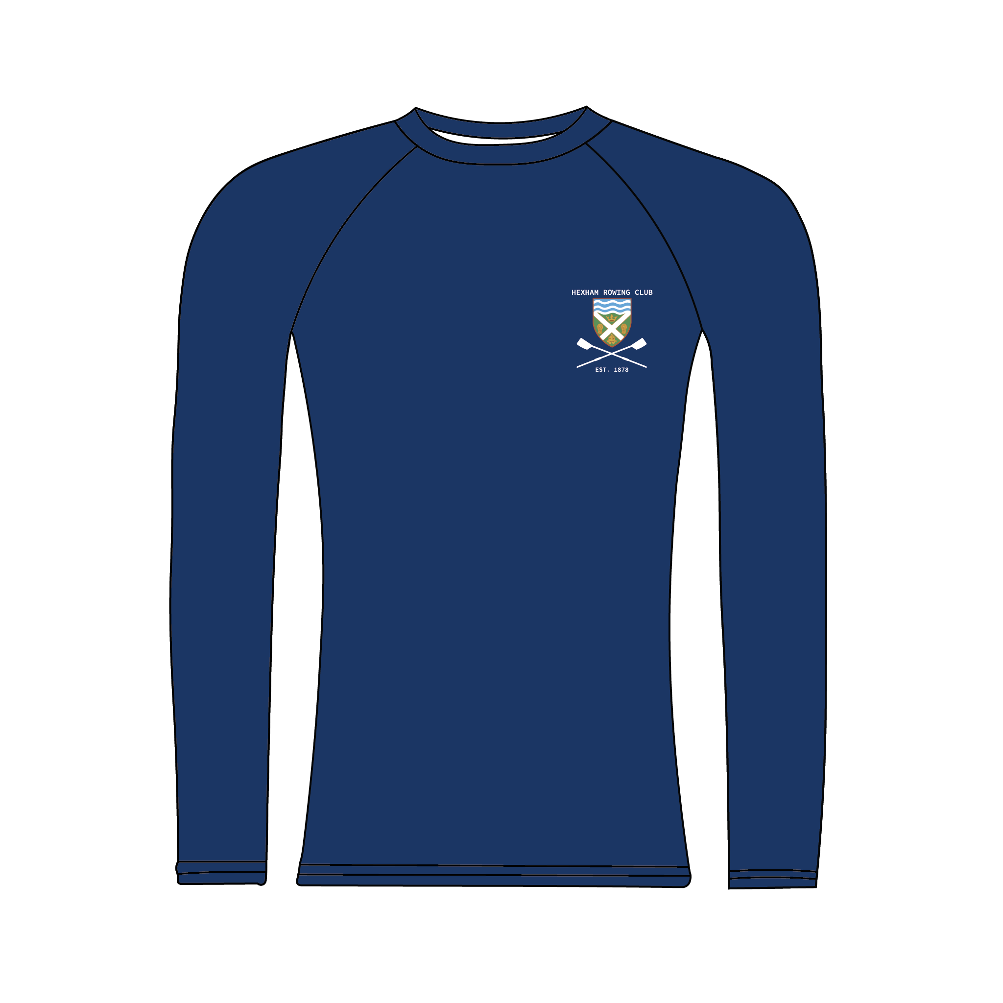Hexham Rowing Club Coach's Long Sleeve Base-Layer