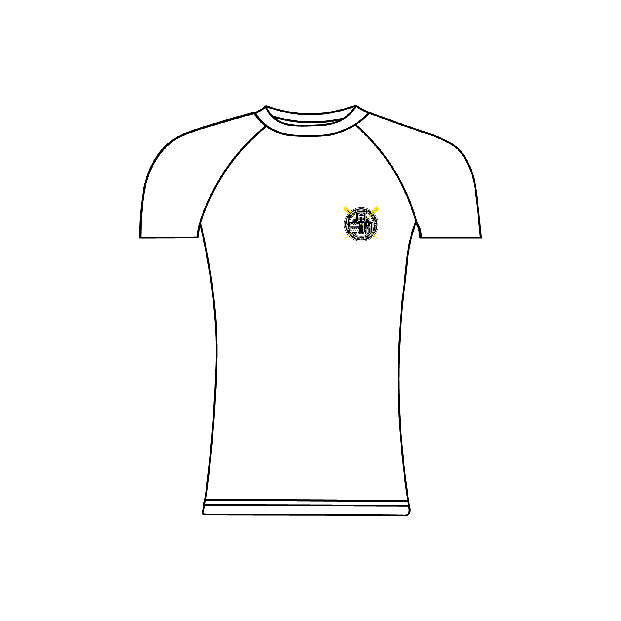 Poplar, Blackwall and District RC White Baselayer
