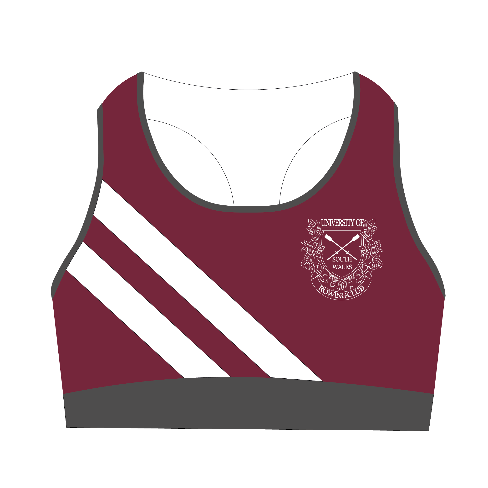 University of South Wales Rowing Club Sports Bra