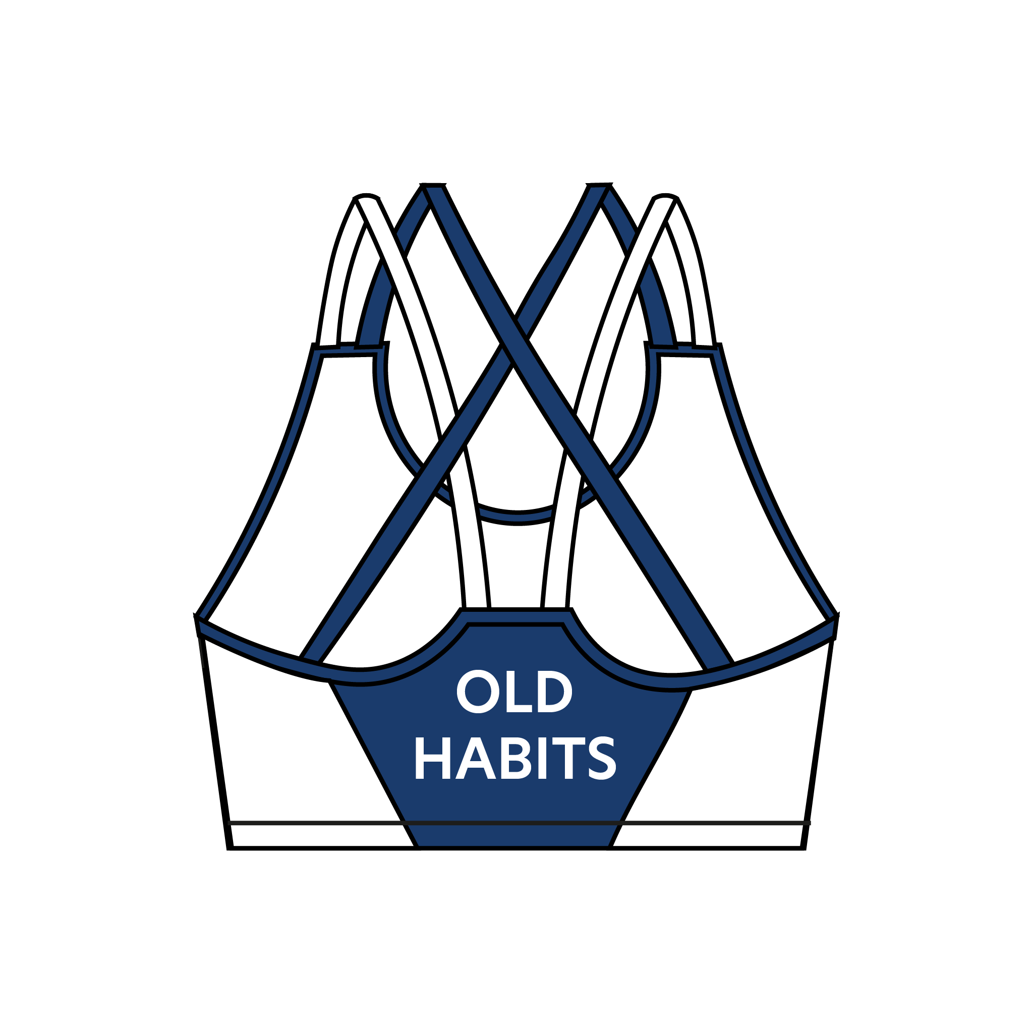 St. Benet's Hall Old Habits Boat Club Sports Bra