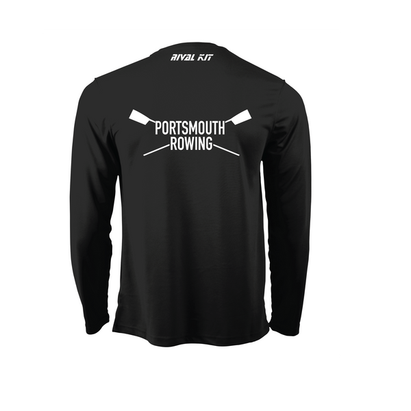 University of Portsmouth Rowing Long Sleeve Gym T-Shirt