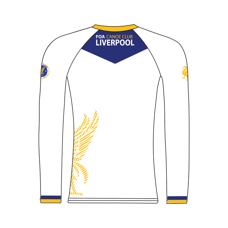 Friends of Allonby Canoe Club Liverpool On Water Competition Lycra Thermal White Long Sleeve 2nd Kit