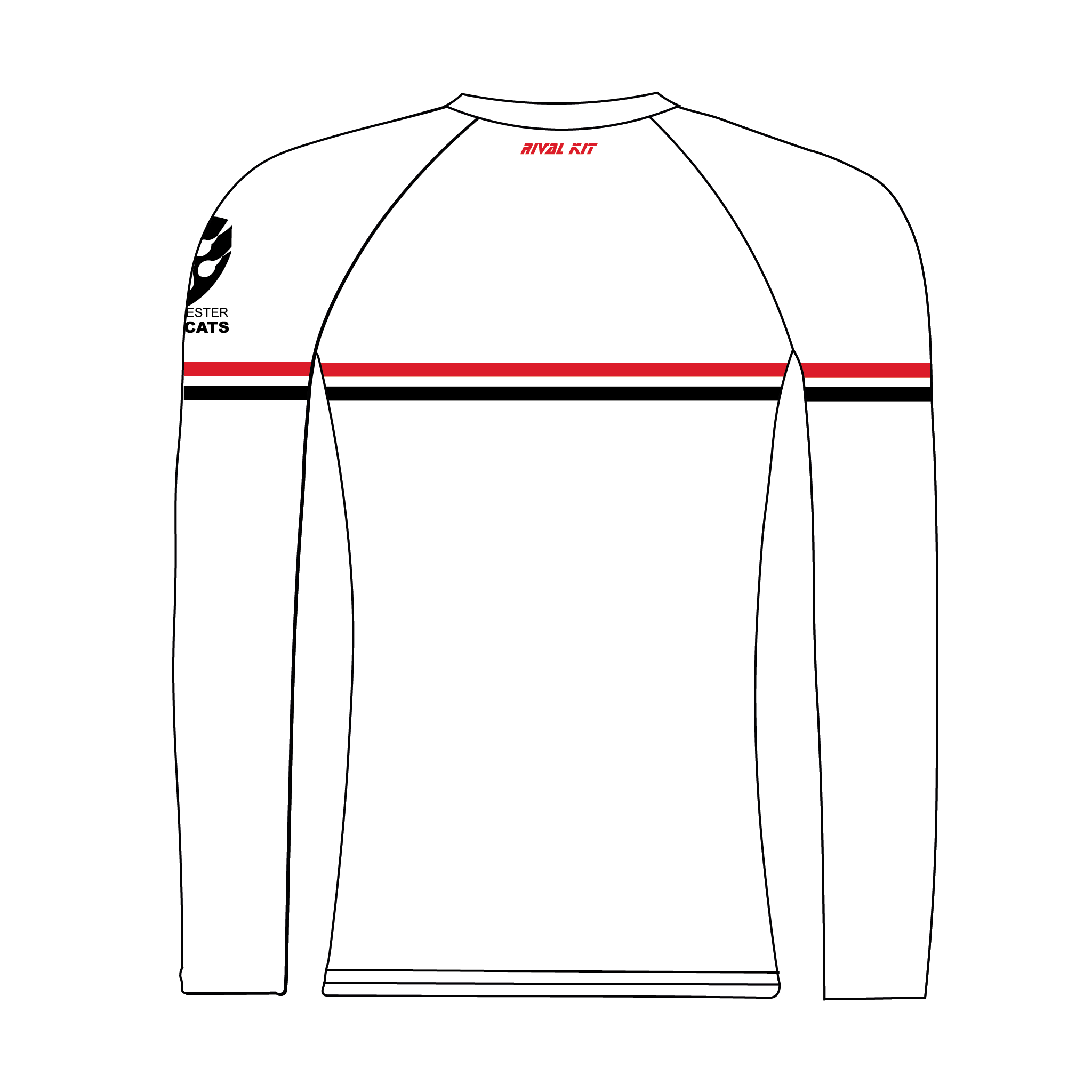 Manchester Wildcats Club White Long Sleeve Base Layer