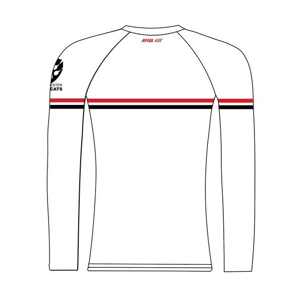 Manchester Wildcats Club White Long Sleeve Base Layer